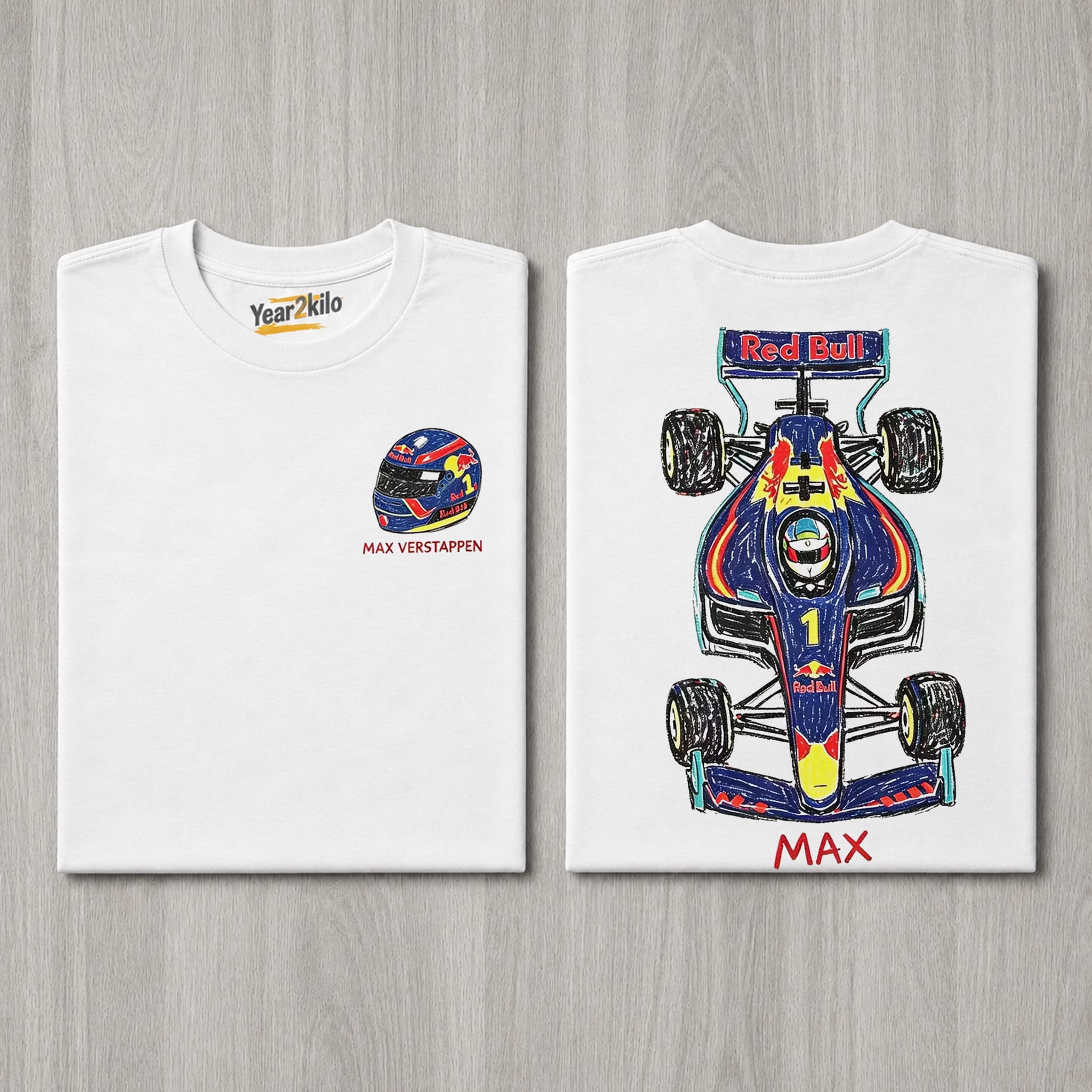 MAX VERSTAPPEN F1 RACING V3 TANK TOP & TEE & LONG SLEEVE & LAYERED LS & HOODIE