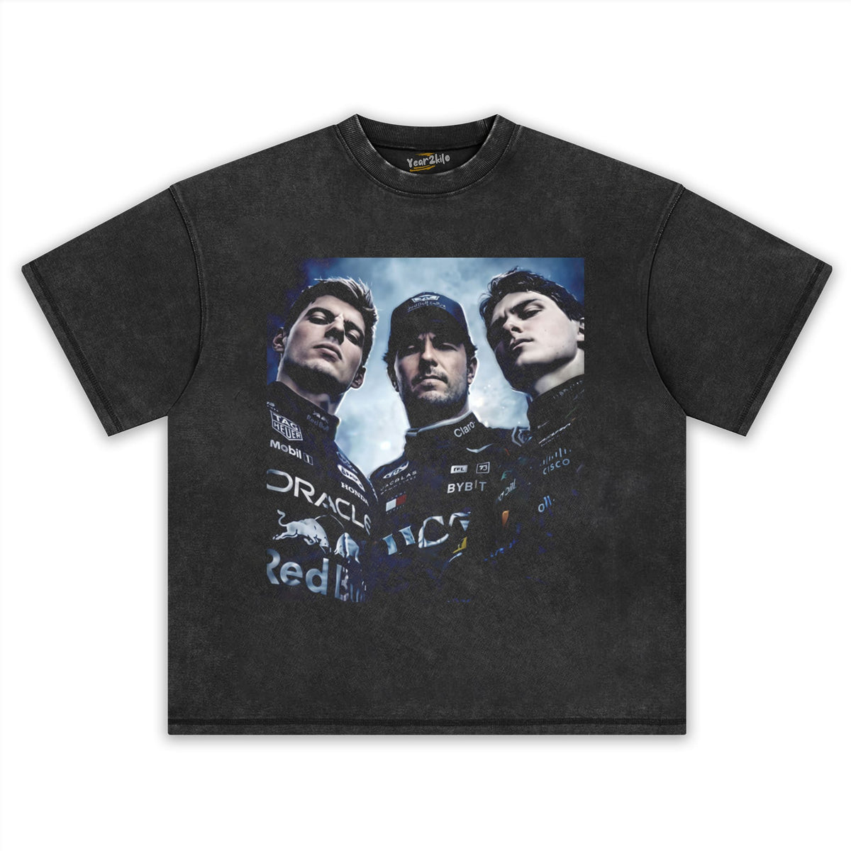 MAX VERSTAPPEN SERGIO PEREZ AND OSCAR PIASTRI FORMULA ONE RACING TANK TOP & TEE & LONG SLEEVE & LAYERED LS & HOODIE