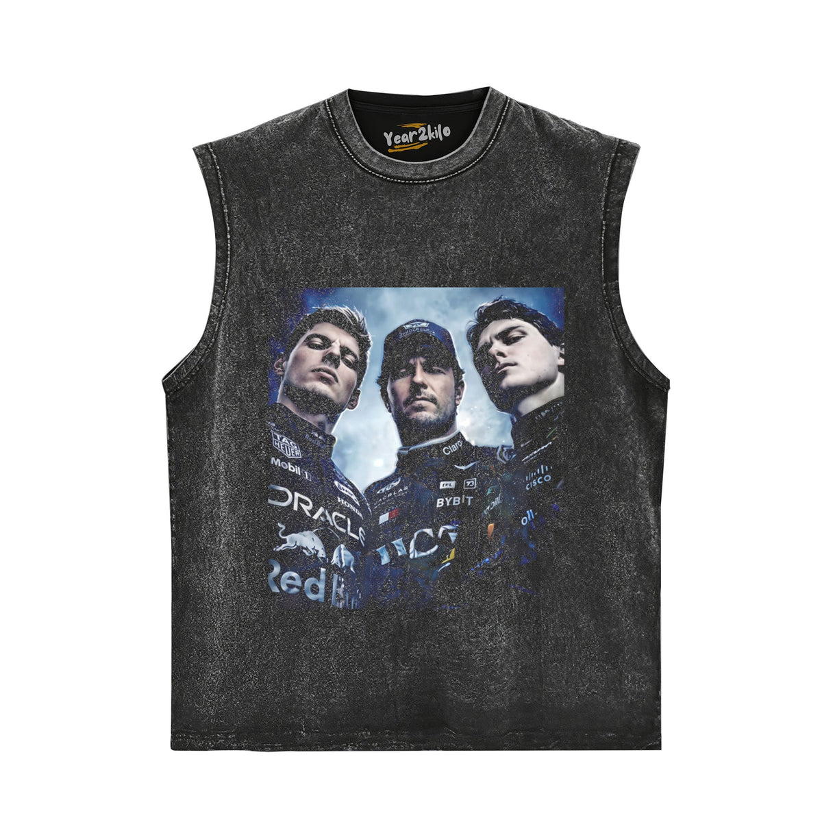 MAX VERSTAPPEN SERGIO PEREZ AND OSCAR PIASTRI FORMULA ONE RACING TANK TOP & TEE & LONG SLEEVE & LAYERED LS & HOODIE