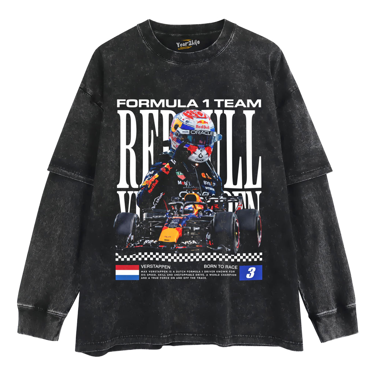 MAX VERSTAPPEN VINTAGE TANK TOP & TEE & LONG SLEEVE & LAYERED LS & HOODIE