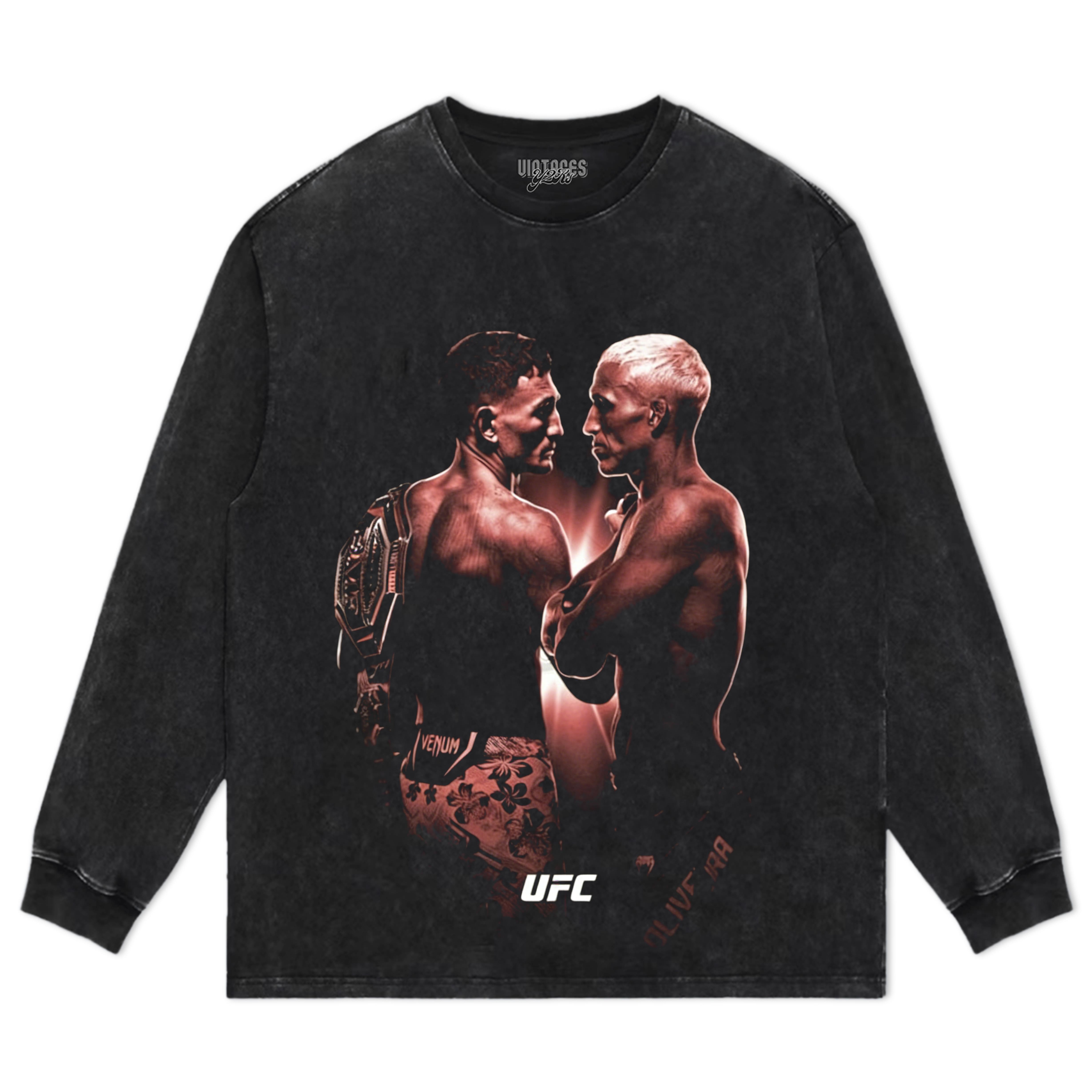 MAX HOLLOWAY VS CHARLES OLIVEIRA UFC 326 MATCHUP TEE & LS & HOODIE