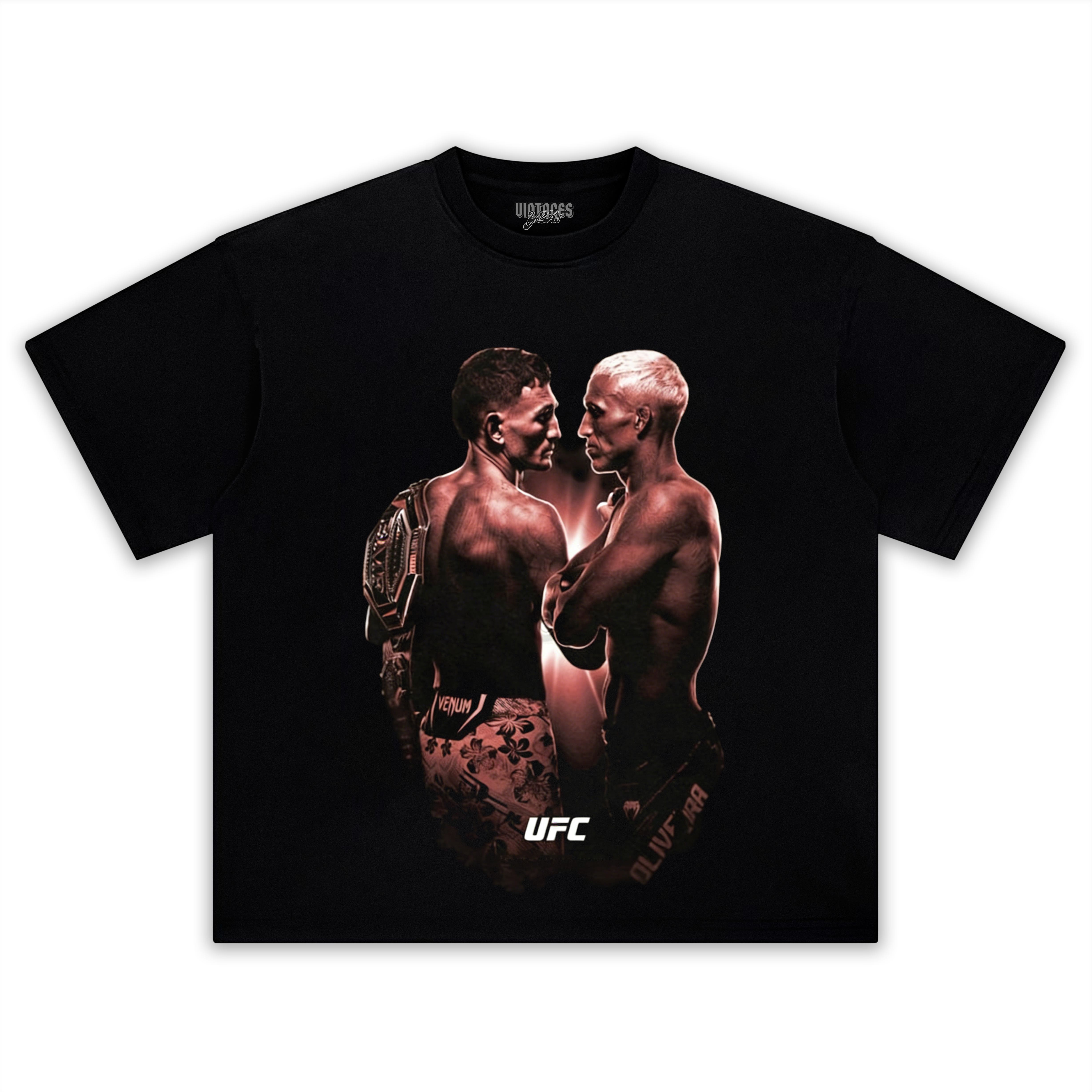 MAX HOLLOWAY VS CHARLES OLIVEIRA UFC 326 MATCHUP TEE & LS & HOODIE