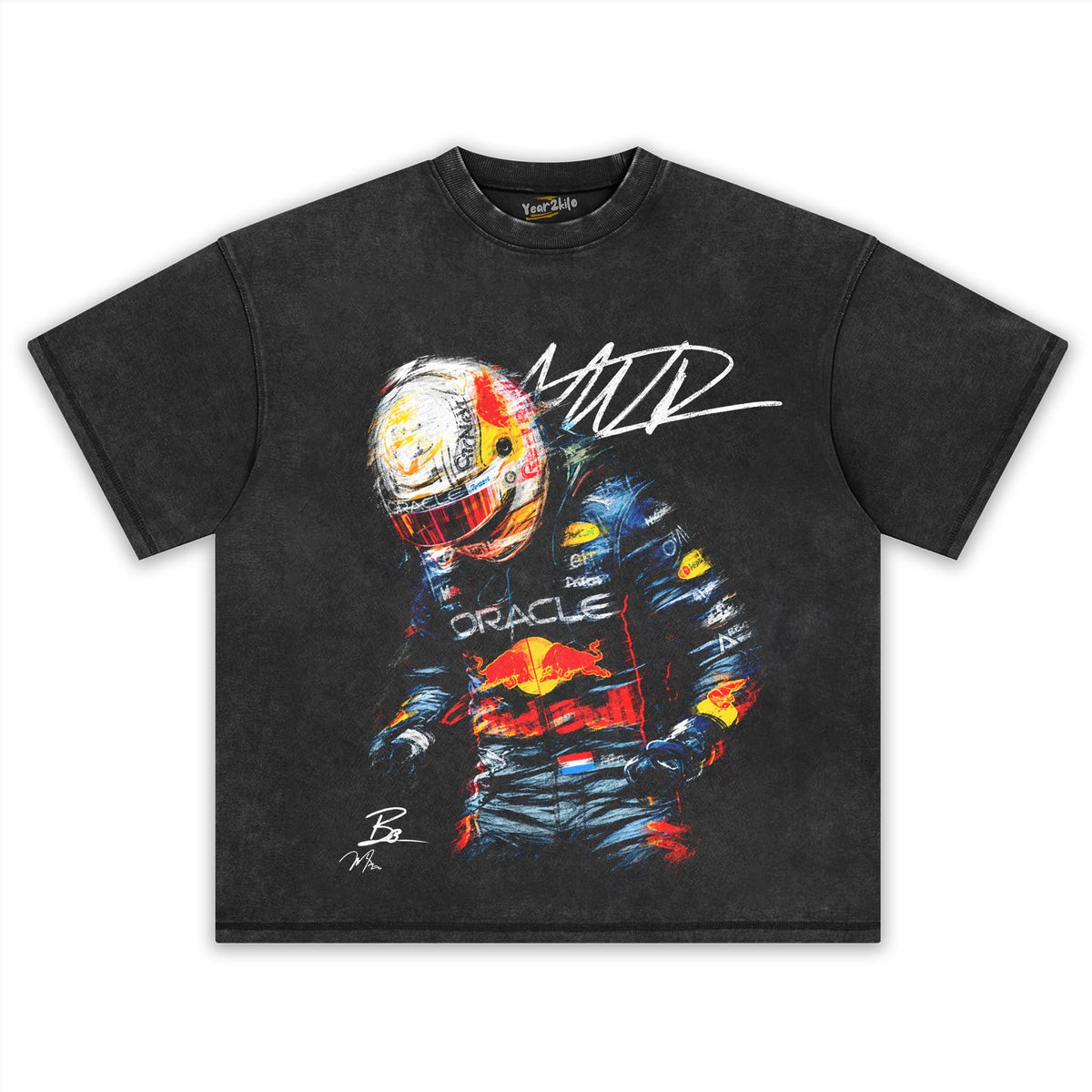 MAX VERSTAPPEN - VINTAGE V2 TANK TOP & TEE & LONG SLEEVE & LAYERED LS & HOODIE