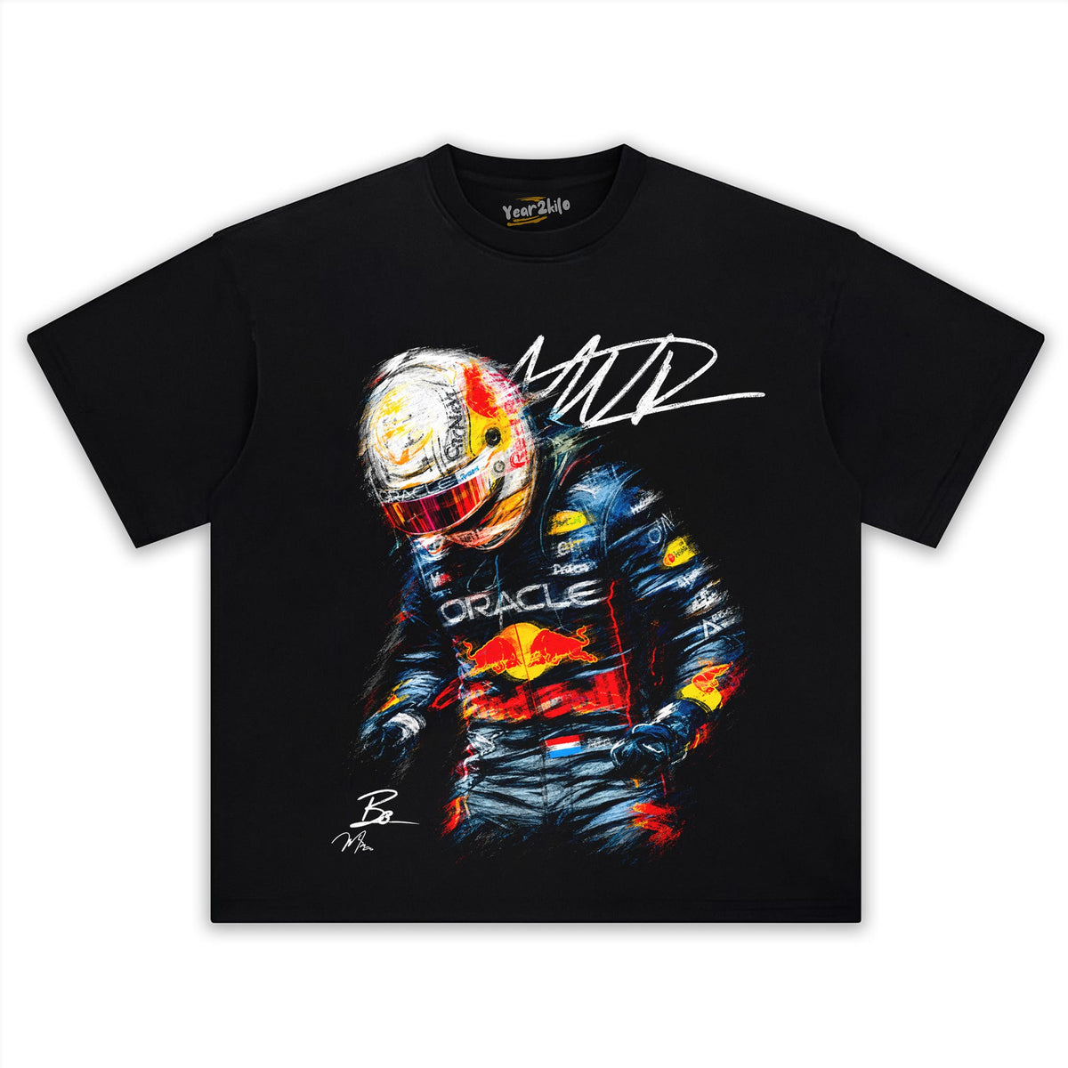 MAX VERSTAPPEN - VINTAGE V2 TANK TOP & TEE & LONG SLEEVE & LAYERED LS & HOODIE