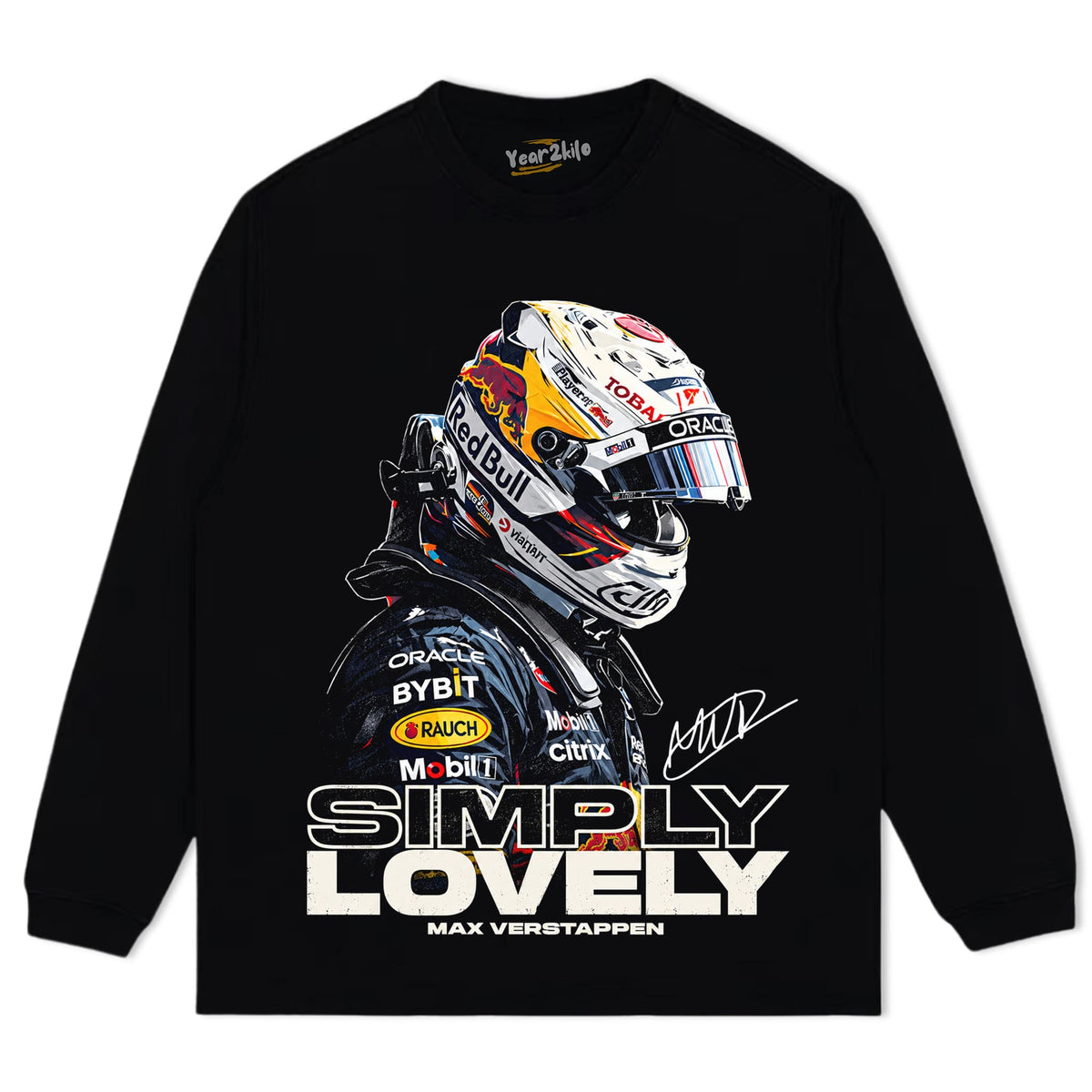 MAX VERSTAPPEN - VINTAGE V3 TANK TOP & TEE & LONG SLEEVE & LAYERED LS & HOODIE