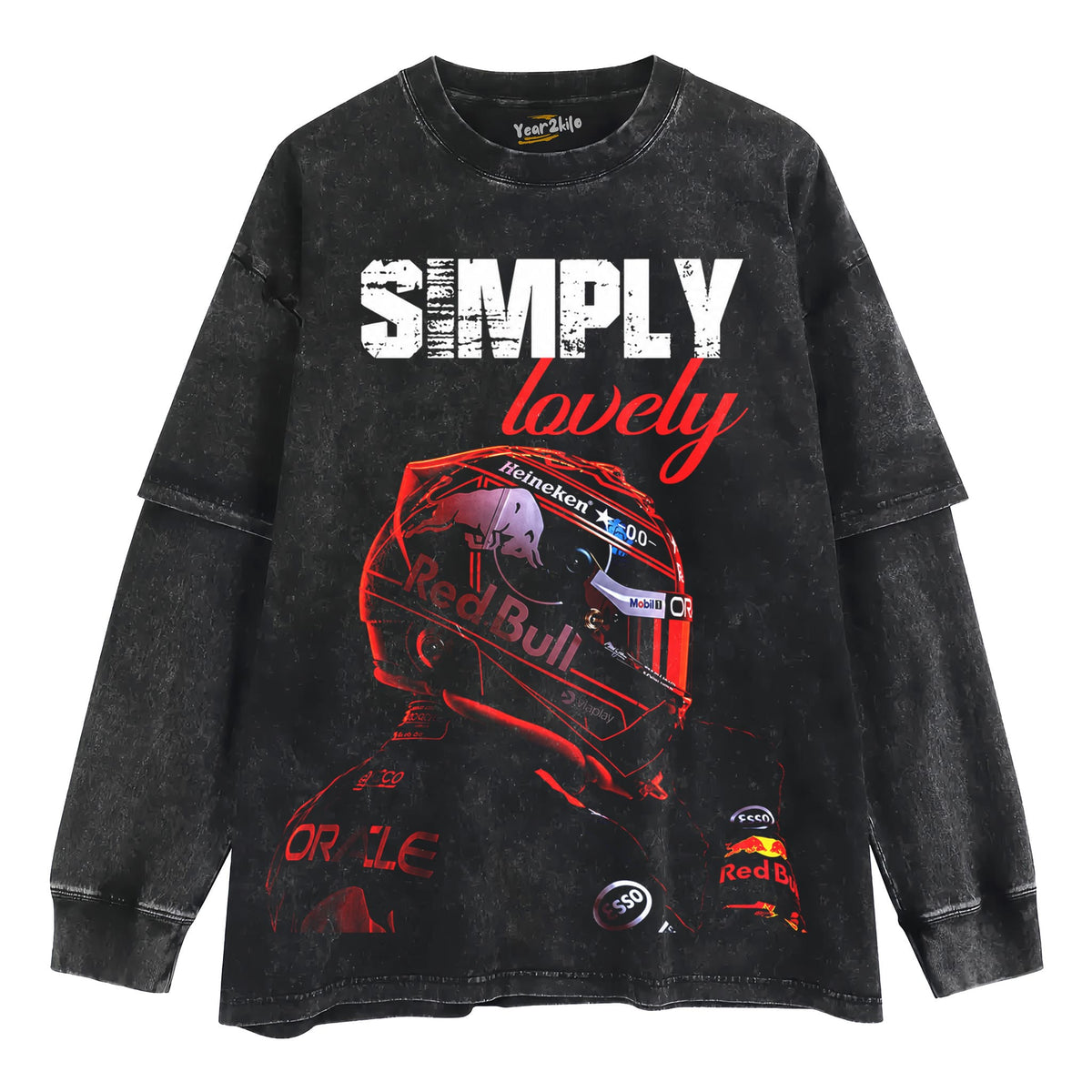 MAX VERSTAPPEN - VINTAGE V4 TANK TOP & TEE & LONG SLEEVE & LAYERED LS & HOODIE