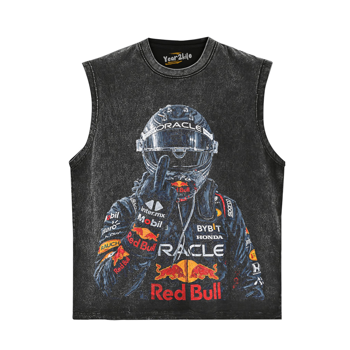 MAX VERSTAPPEN - VINTAGE V8 TANK TOP & TEE & LONG SLEEVE & LAYERED LS & HOODIE