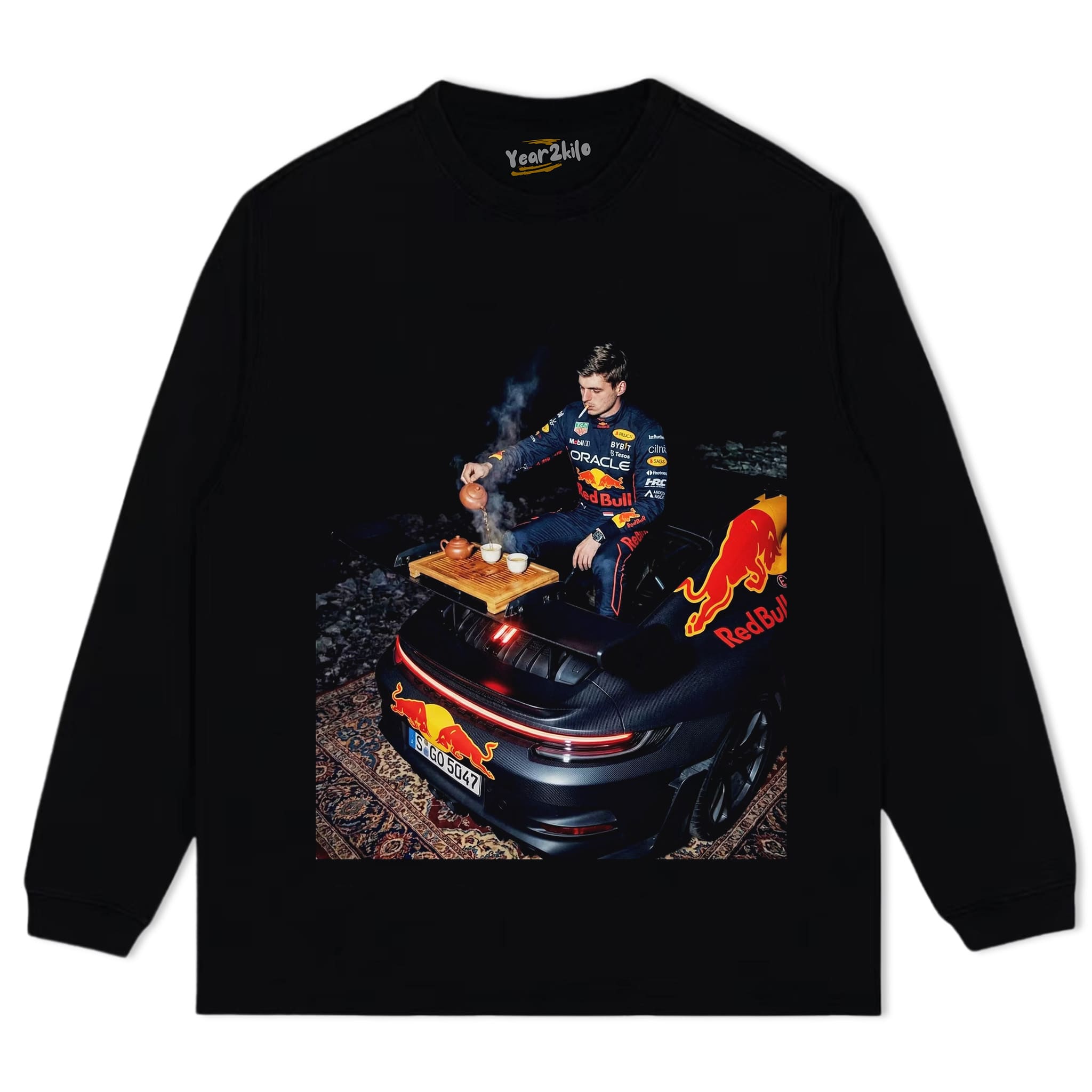 MAX VERSTAPPEN F1 RACING TANK TOP & TEE & LONG SLEEVE & LAYERED LS & HOODIE