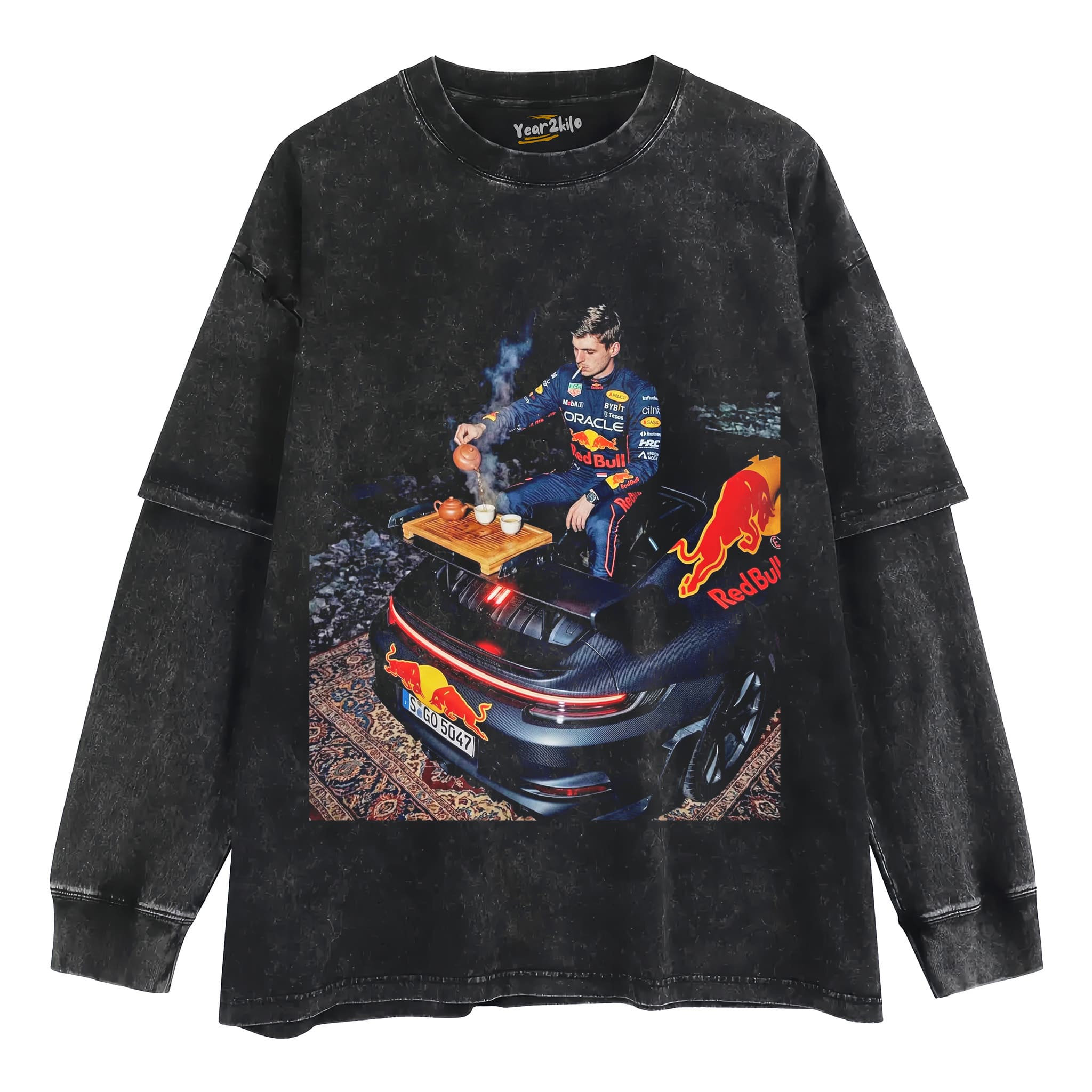 MAX VERSTAPPEN F1 RACING TANK TOP & TEE & LONG SLEEVE & LAYERED LS & HOODIE