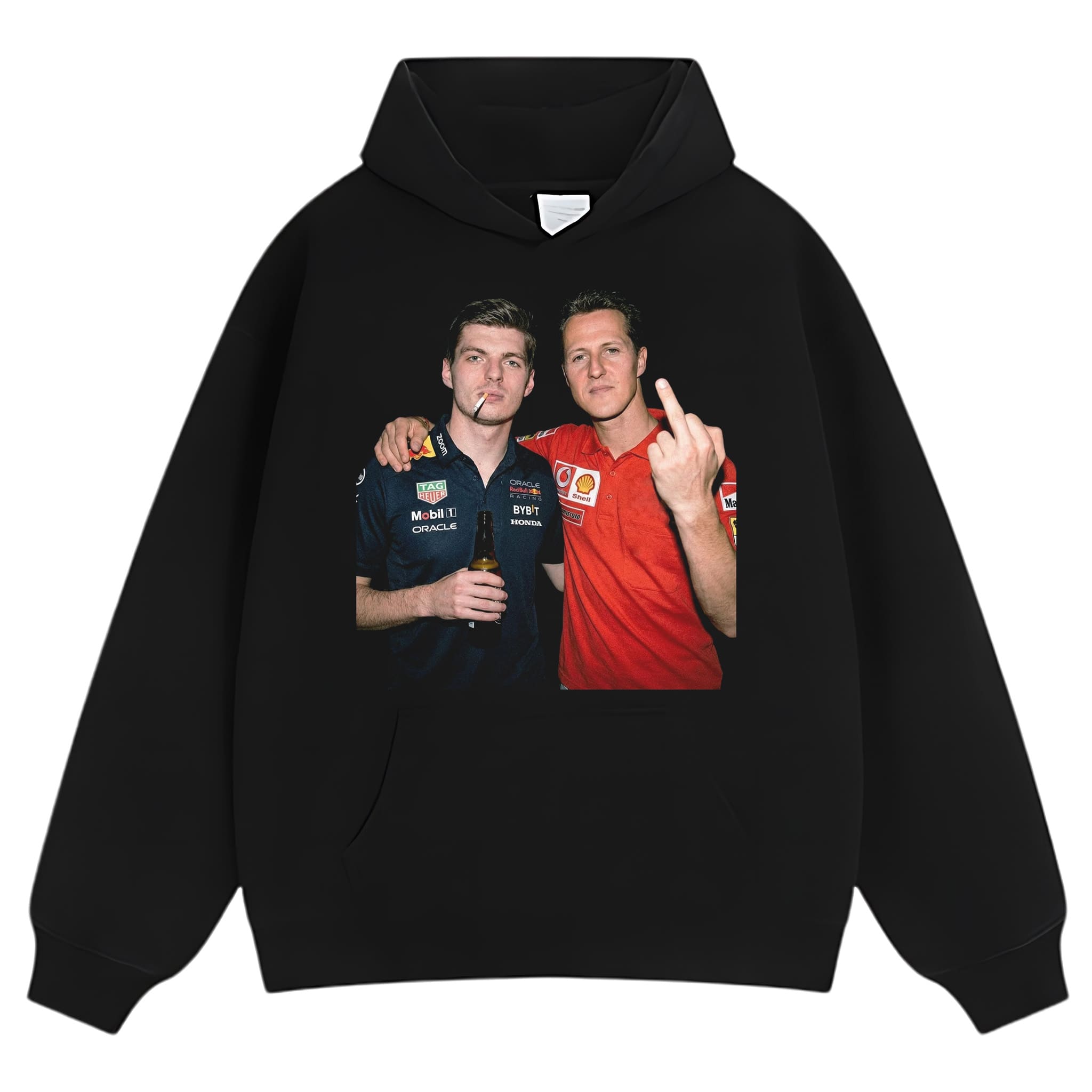 MAX VERSTAPPEN & MICHAEL SCHUMACHER F1 RACING V1 TANK TOP & TEE & LONG SLEEVE & LAYERED LS & HOODIE