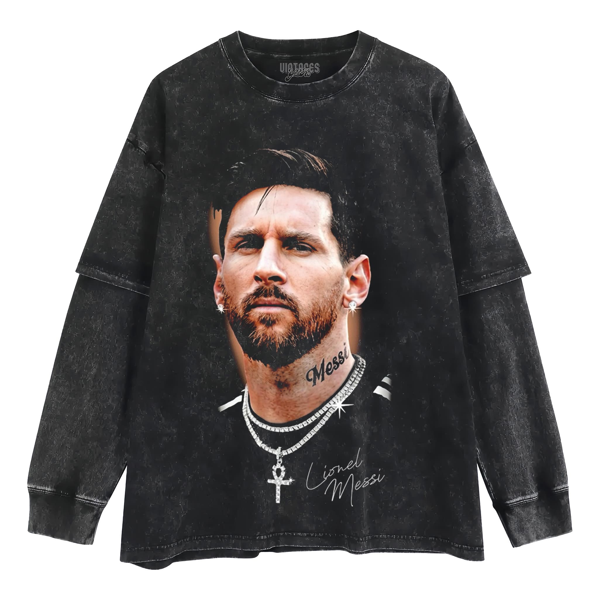 MESSI FACE V2 TANK TOP & TEE & LONG SLEEVE & LAYERED LS & HOODIE