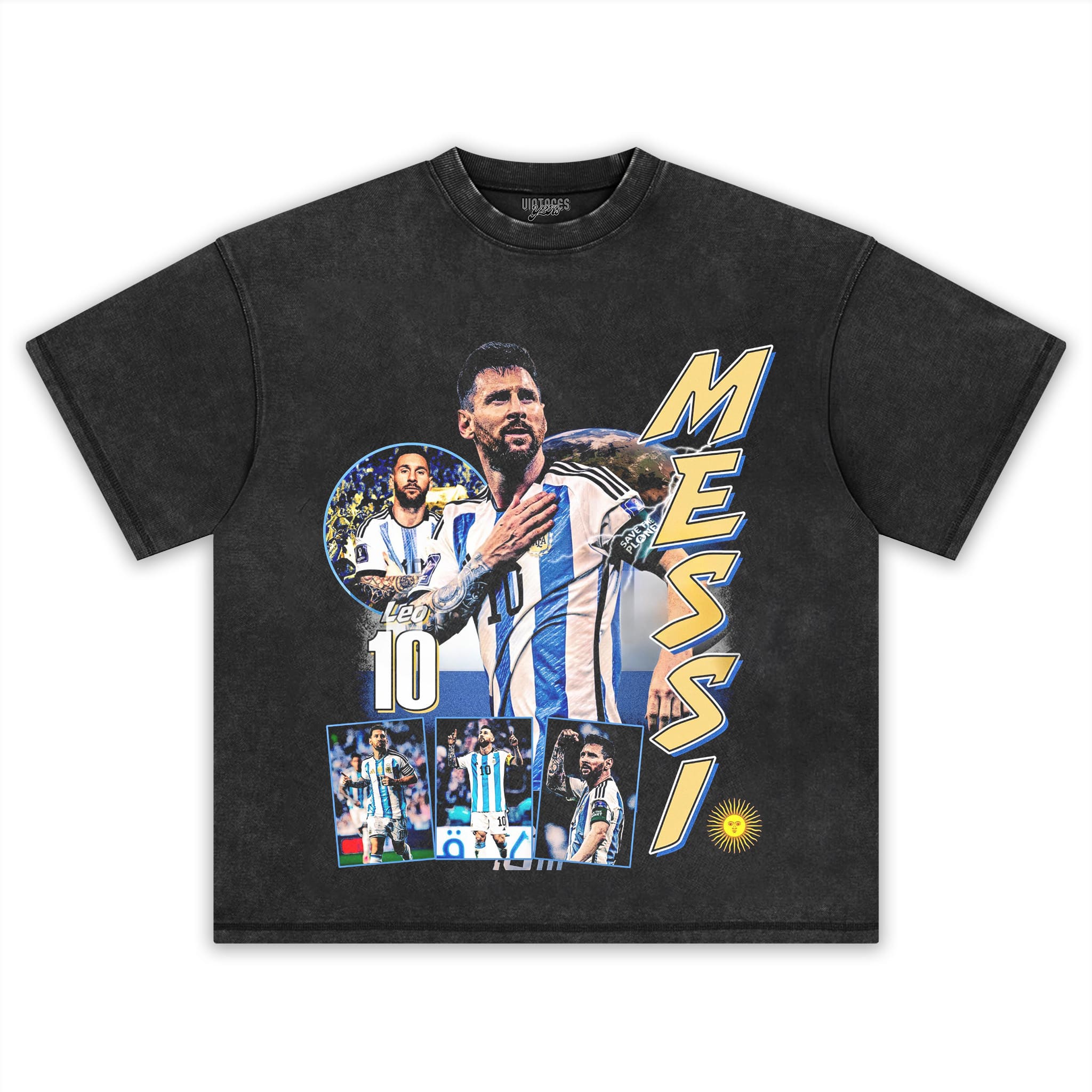 MESSI - GOAT V3 TANK TOP & TEE & LONG SLEEVE & LAYERED LS & HOODIE