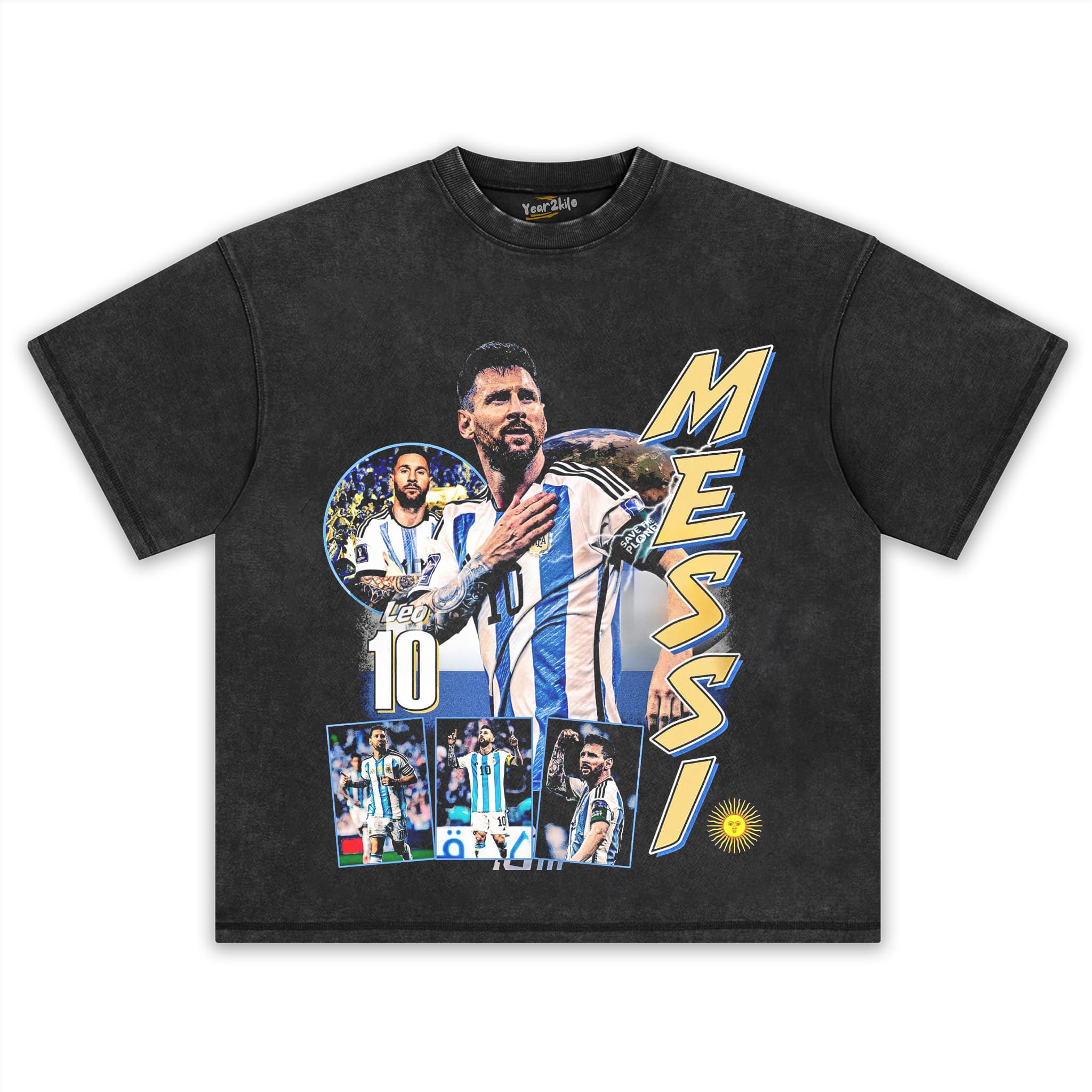 MESSI - GOAT V3 TANK TOP & TEE & LONG SLEEVE & LAYERED LS & HOODIE