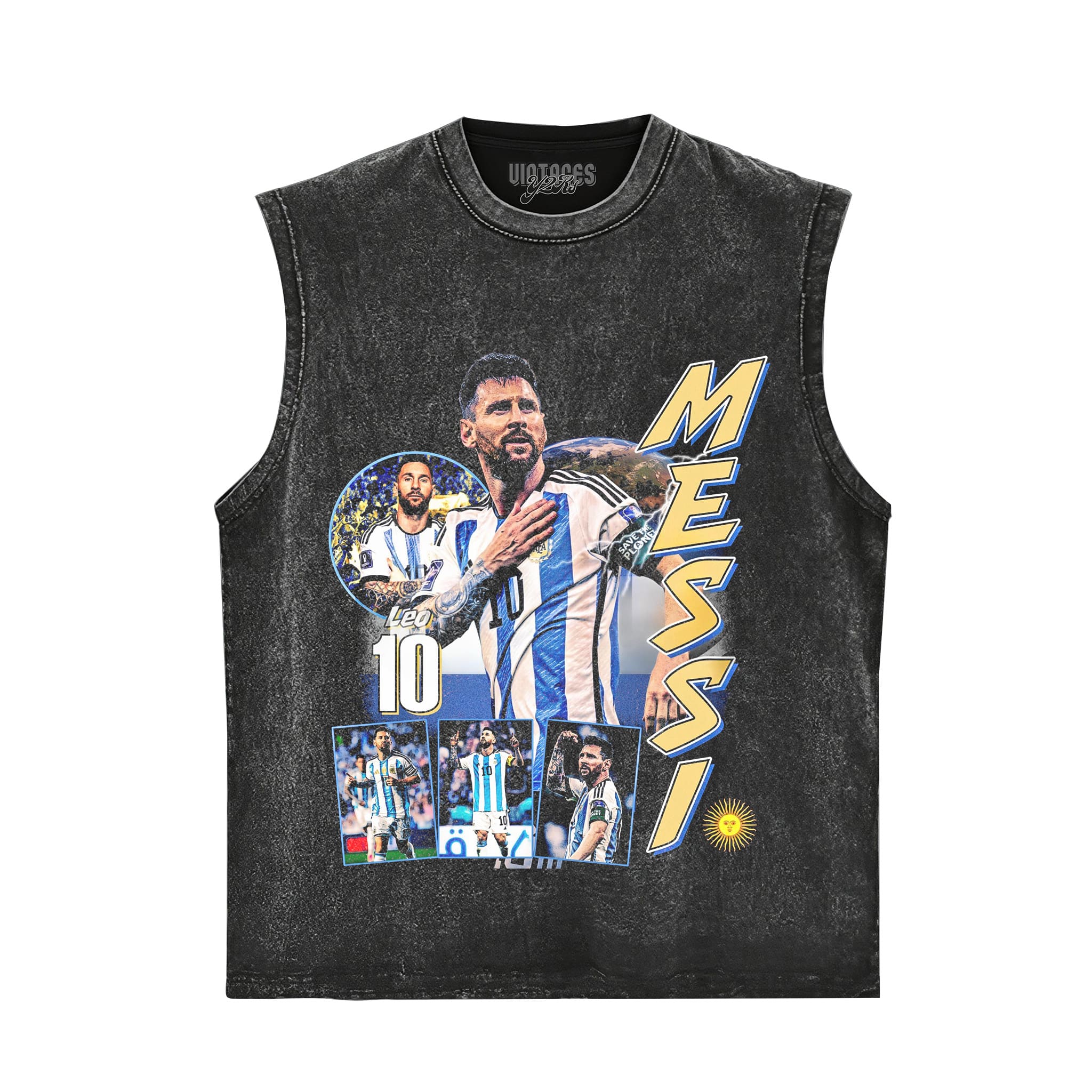MESSI - GOAT V3 TANK TOP & TEE & LONG SLEEVE & LAYERED LS & HOODIE