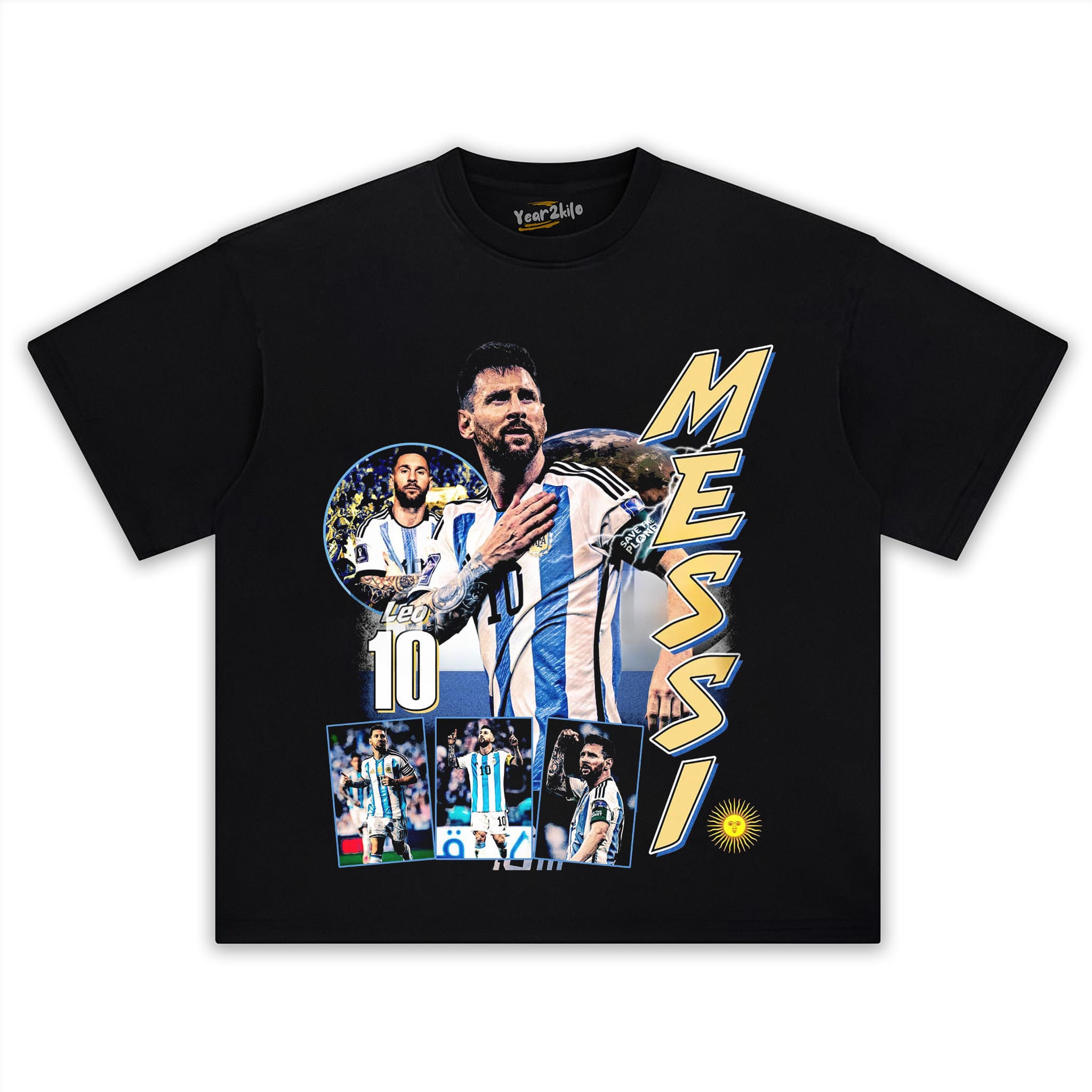 MESSI - GOAT V3 TANK TOP & TEE & LONG SLEEVE & LAYERED LS & HOODIE