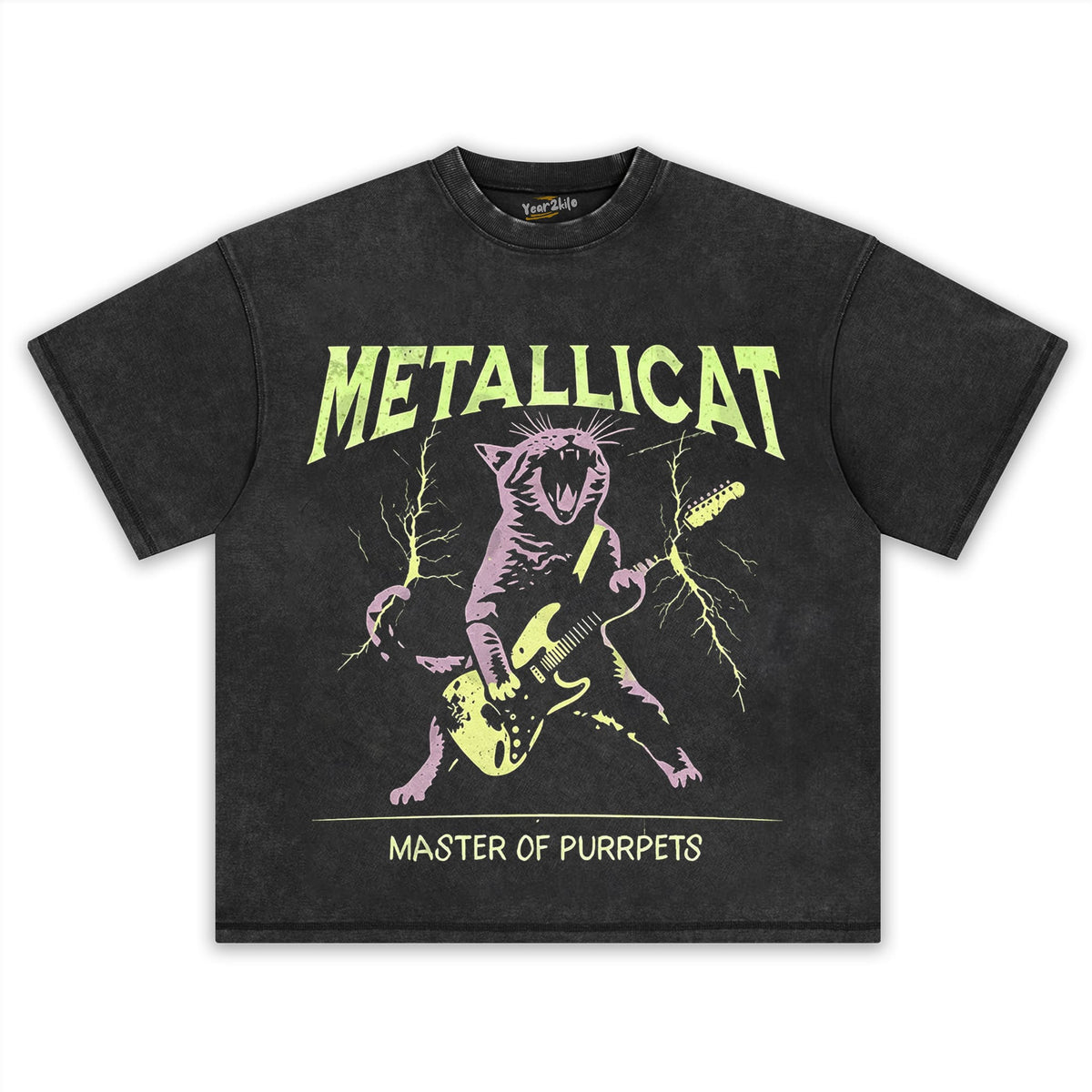 METALLICA - ROCK CAT TANK TOP & TEE & LONG SLEEVE & LAYERED LS & HOODIE