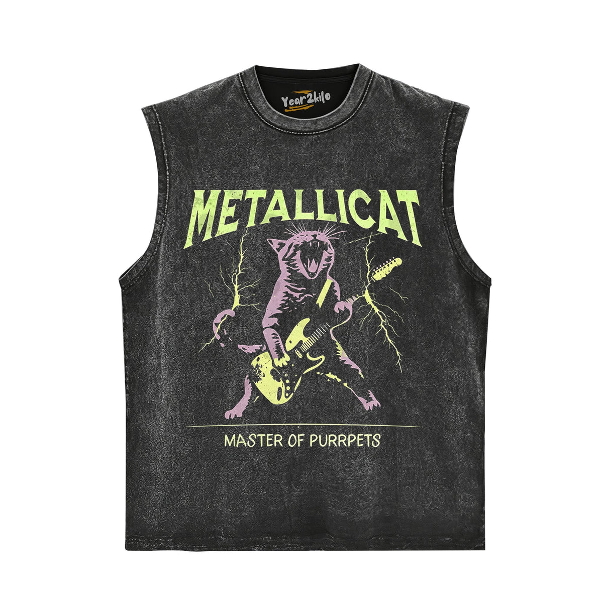METALLICA - ROCK CAT TANK TOP & TEE & LONG SLEEVE & LAYERED LS & HOODIE