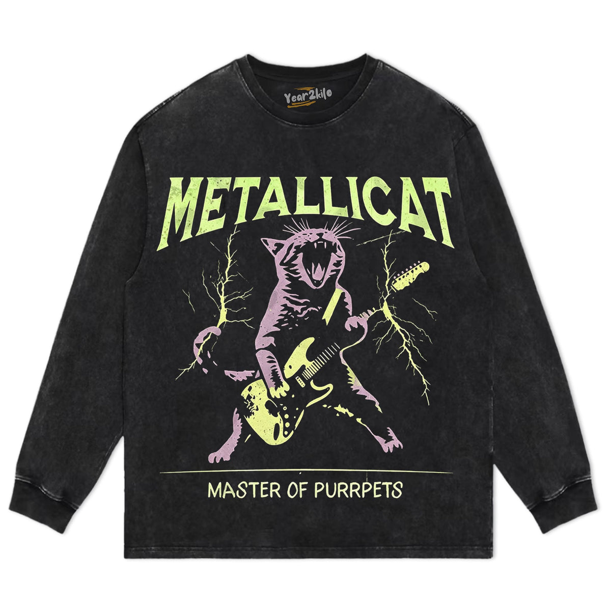METALLICA - ROCK CAT TANK TOP & TEE & LONG SLEEVE & LAYERED LS & HOODIE