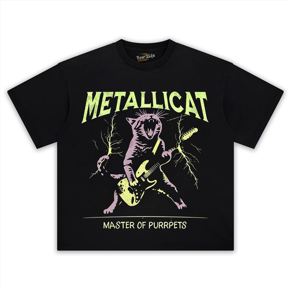 METALLICA - ROCK CAT TANK TOP & TEE & LONG SLEEVE & LAYERED LS & HOODIE