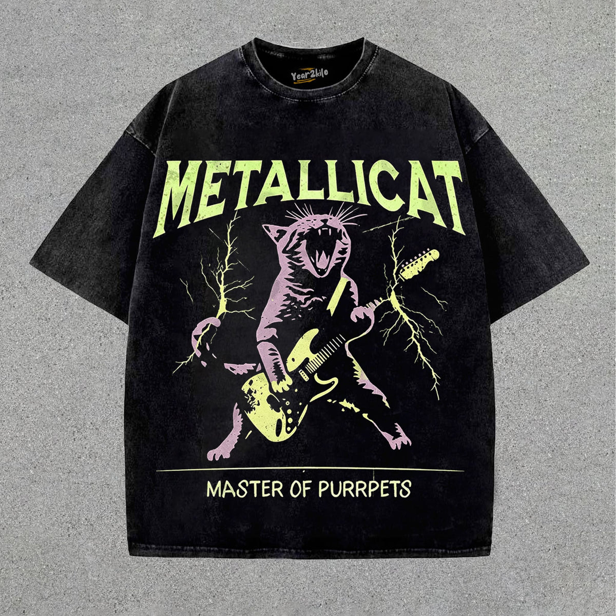 METALLICA - ROCK CAT TANK TOP & TEE & LONG SLEEVE & LAYERED LS & HOODIE
