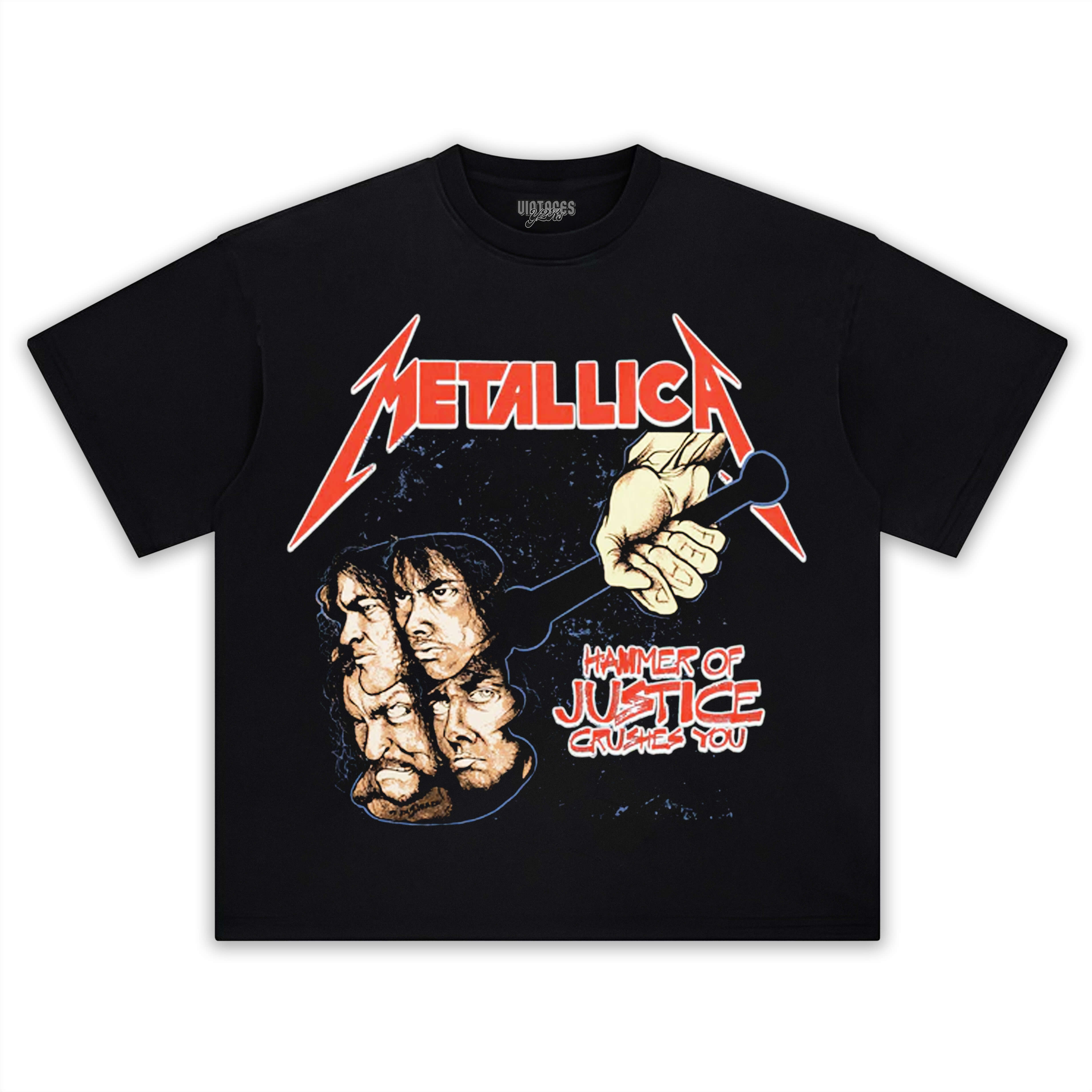 METALLICA HAMMER OF JUSTICE TEE & LS & HOODIE