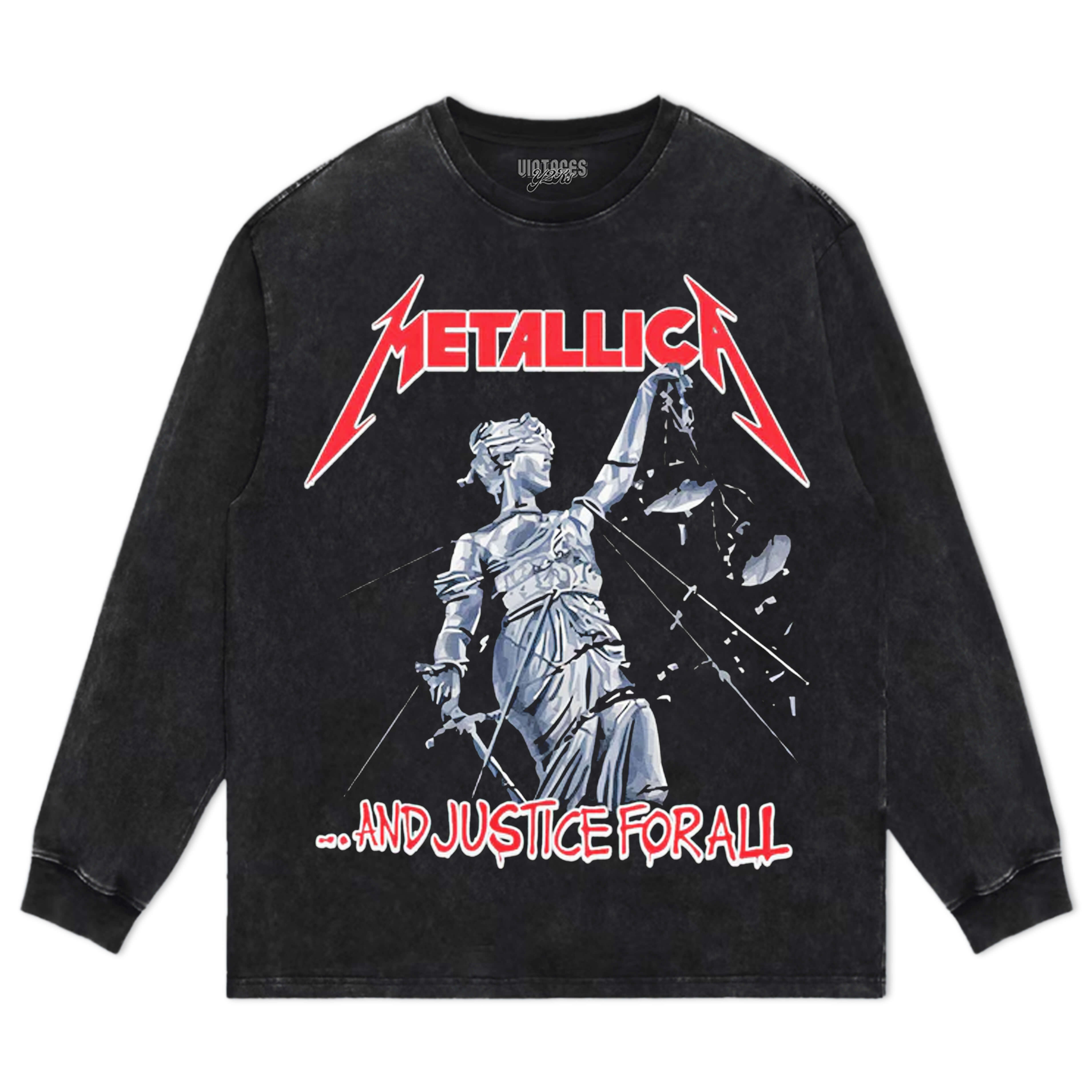 METALLICA JUSTICE FOR ALL TEE & LS & HOODIE