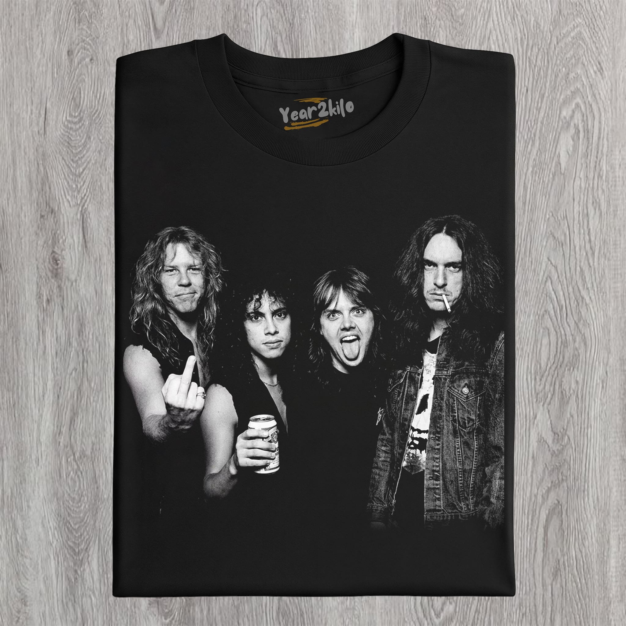 METALLICA VINTAGE ROCK BAND GRAPHIC TANK TOP & TEE & LONG SLEEVE & LAYERED LS & HOODIE