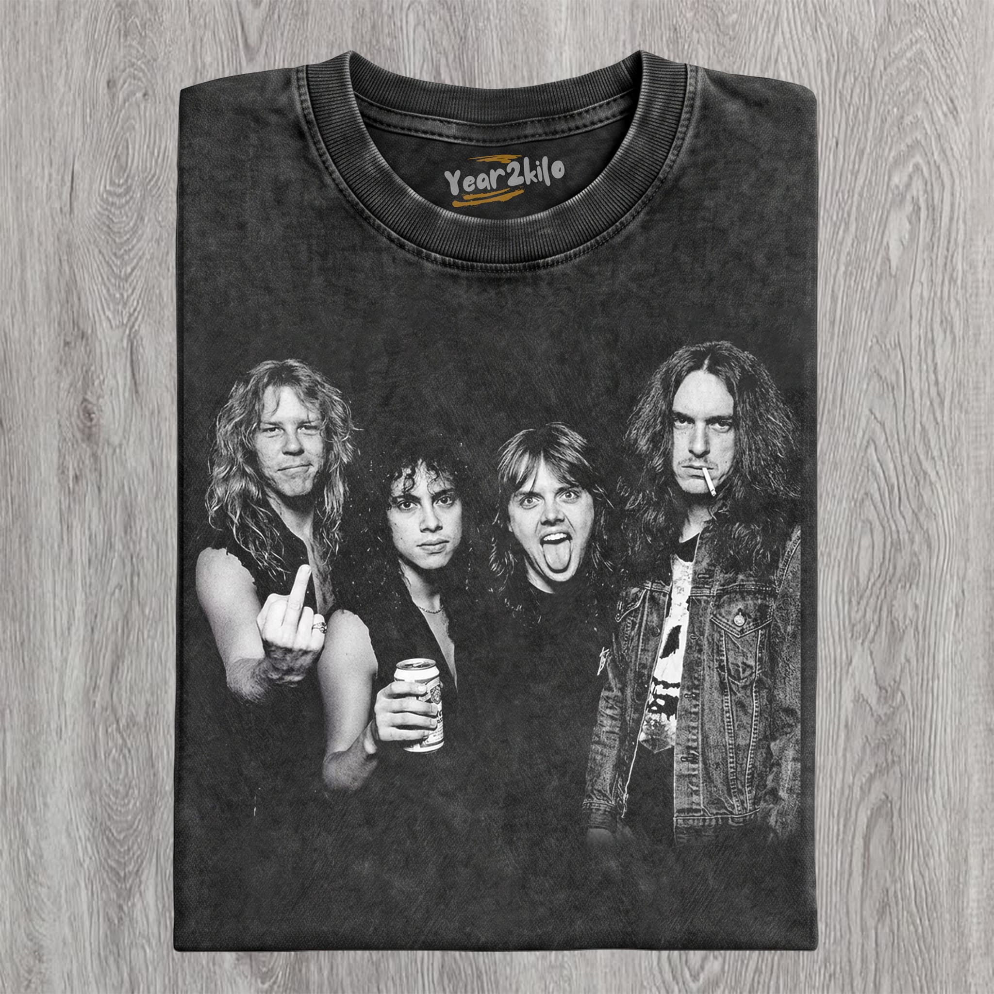 METALLICA VINTAGE ROCK BAND GRAPHIC TANK TOP & TEE & LONG SLEEVE & LAYERED LS & HOODIE