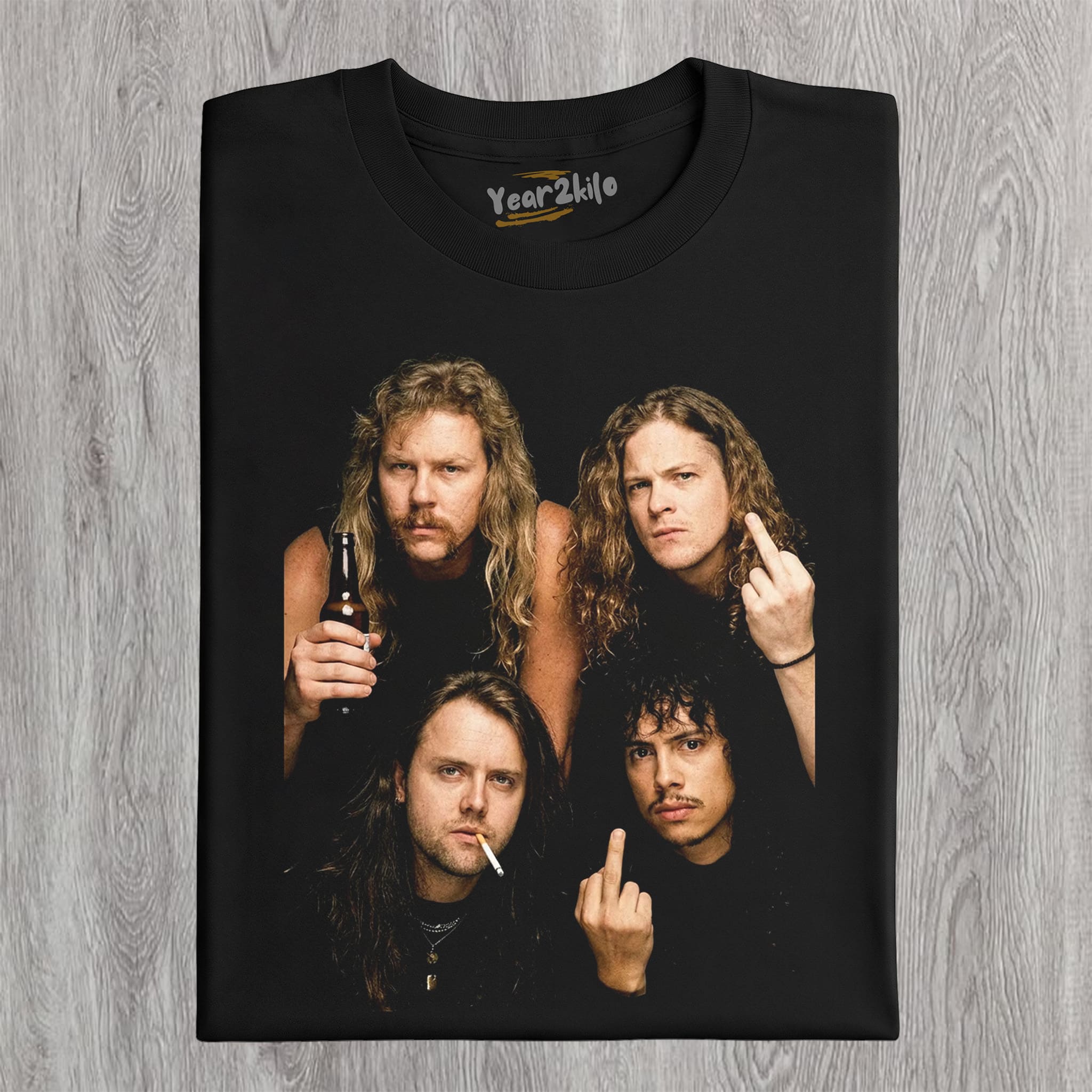 METALLICA VINTAGE ROCK BAND GRAPHIC V1 TANK TOP & TEE & LONG SLEEVE & LAYERED LS & HOODIE