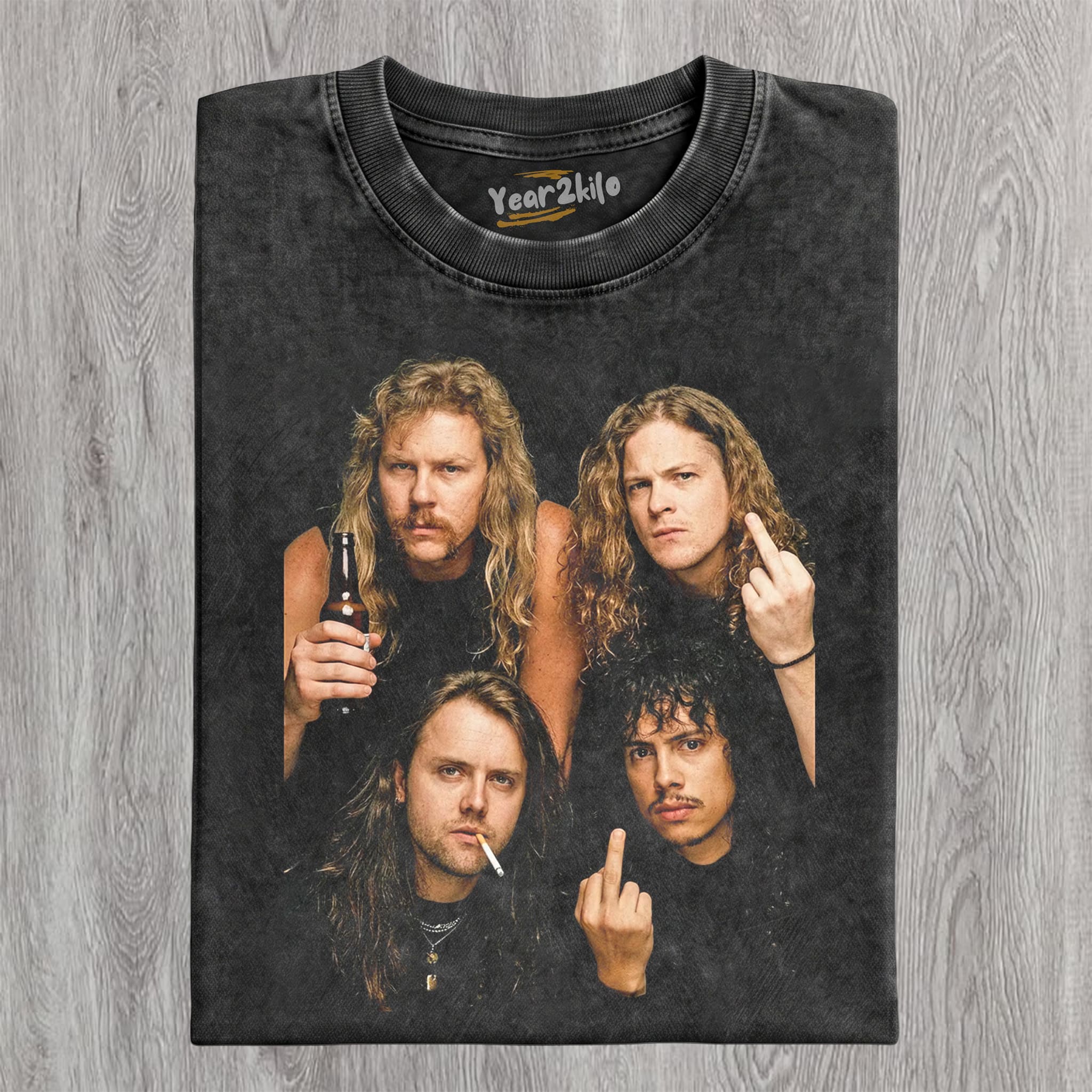 METALLICA VINTAGE ROCK BAND GRAPHIC V1 TANK TOP & TEE & LONG SLEEVE & LAYERED LS & HOODIE