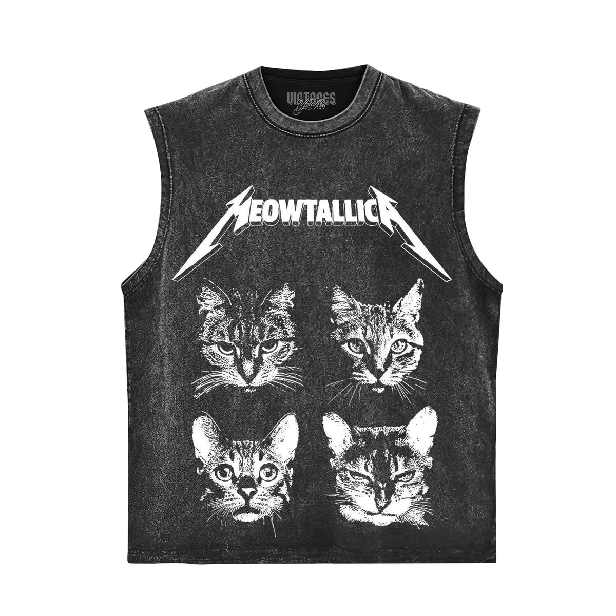 METALLICA - ROCK CAT V2 TANK TOP & TEE & LONG SLEEVE & LAYERED LS & HOODIE