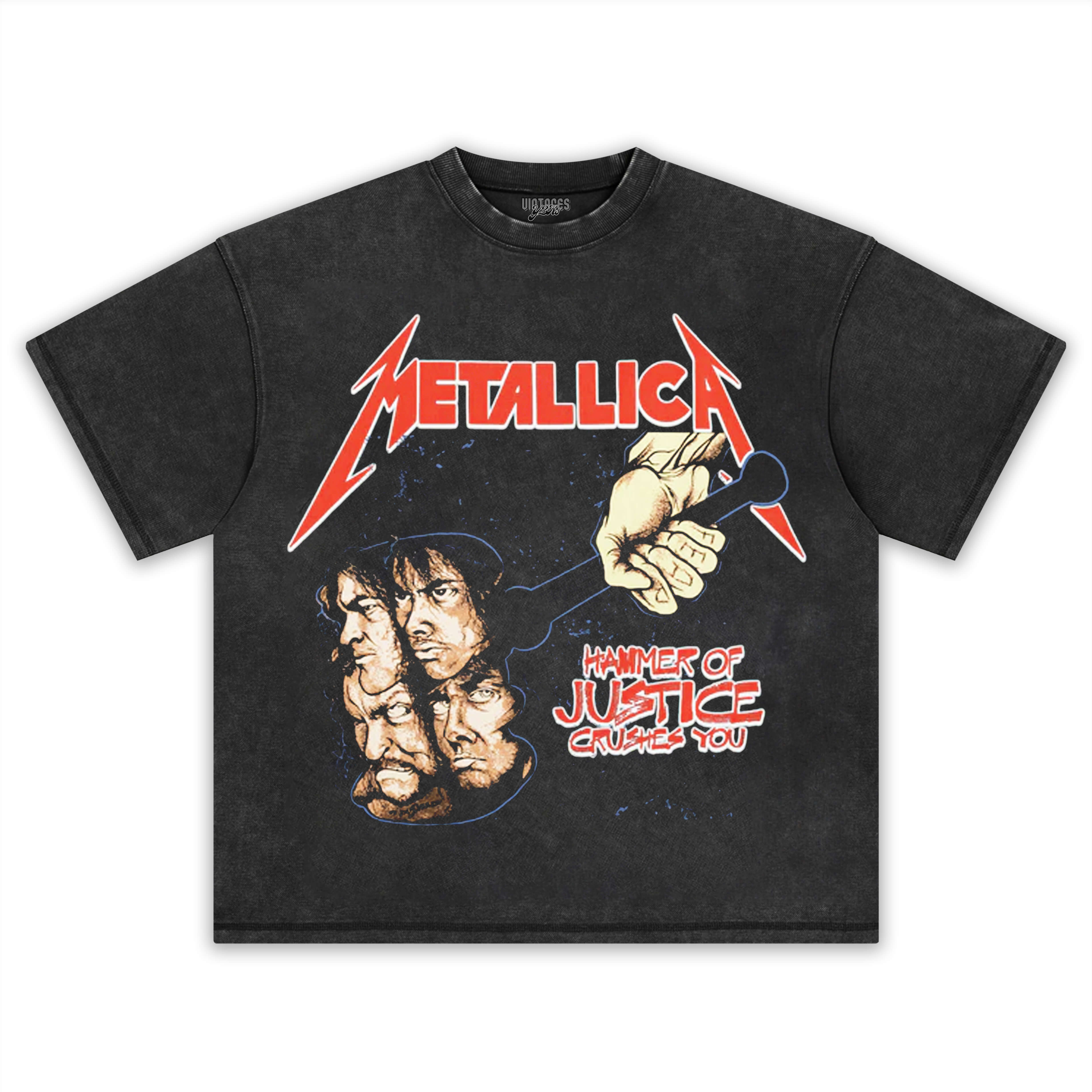 METALLICA HAMMER OF JUSTICE TEE & LS & HOODIE