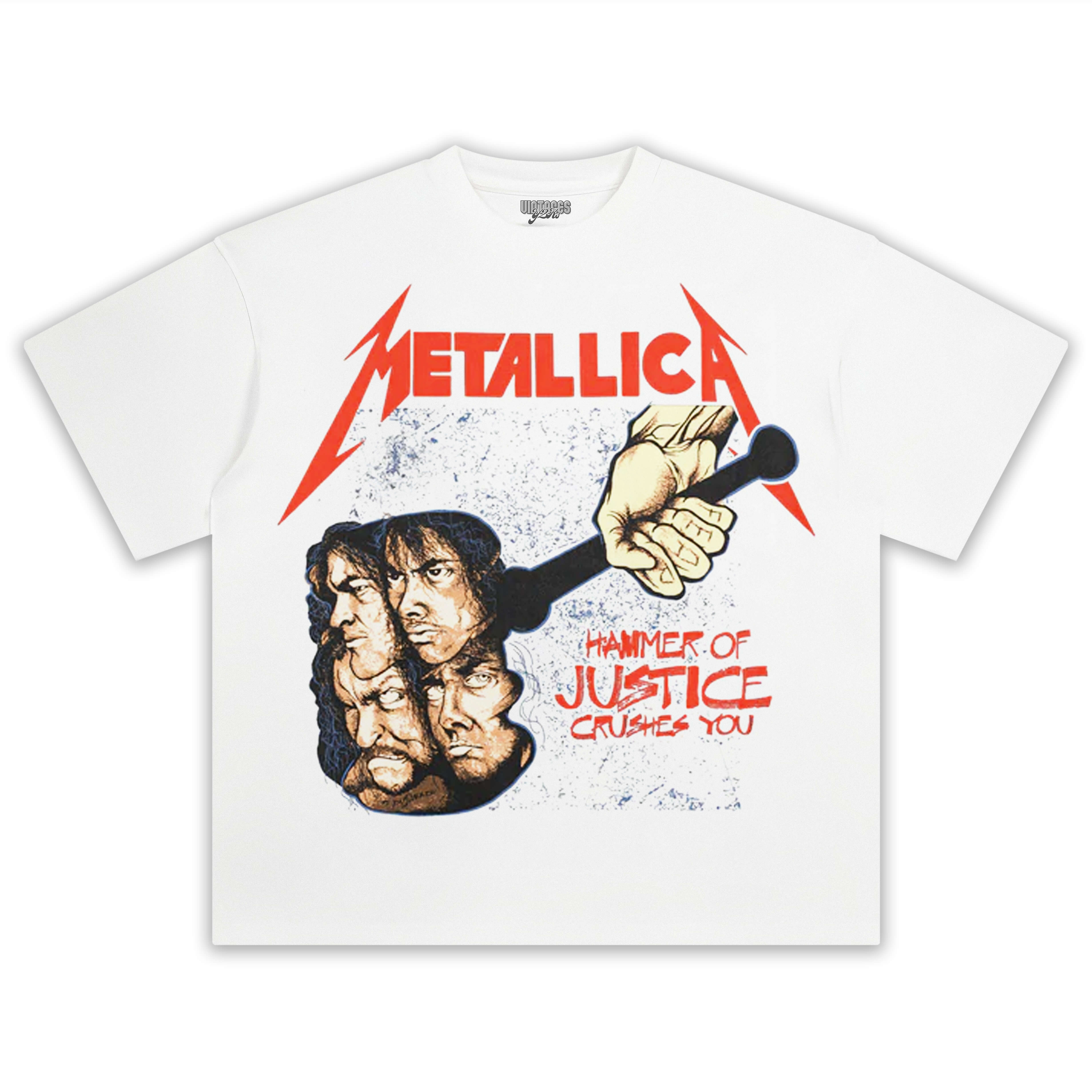 METALLICA HAMMER OF JUSTICE TEE & LS & HOODIE