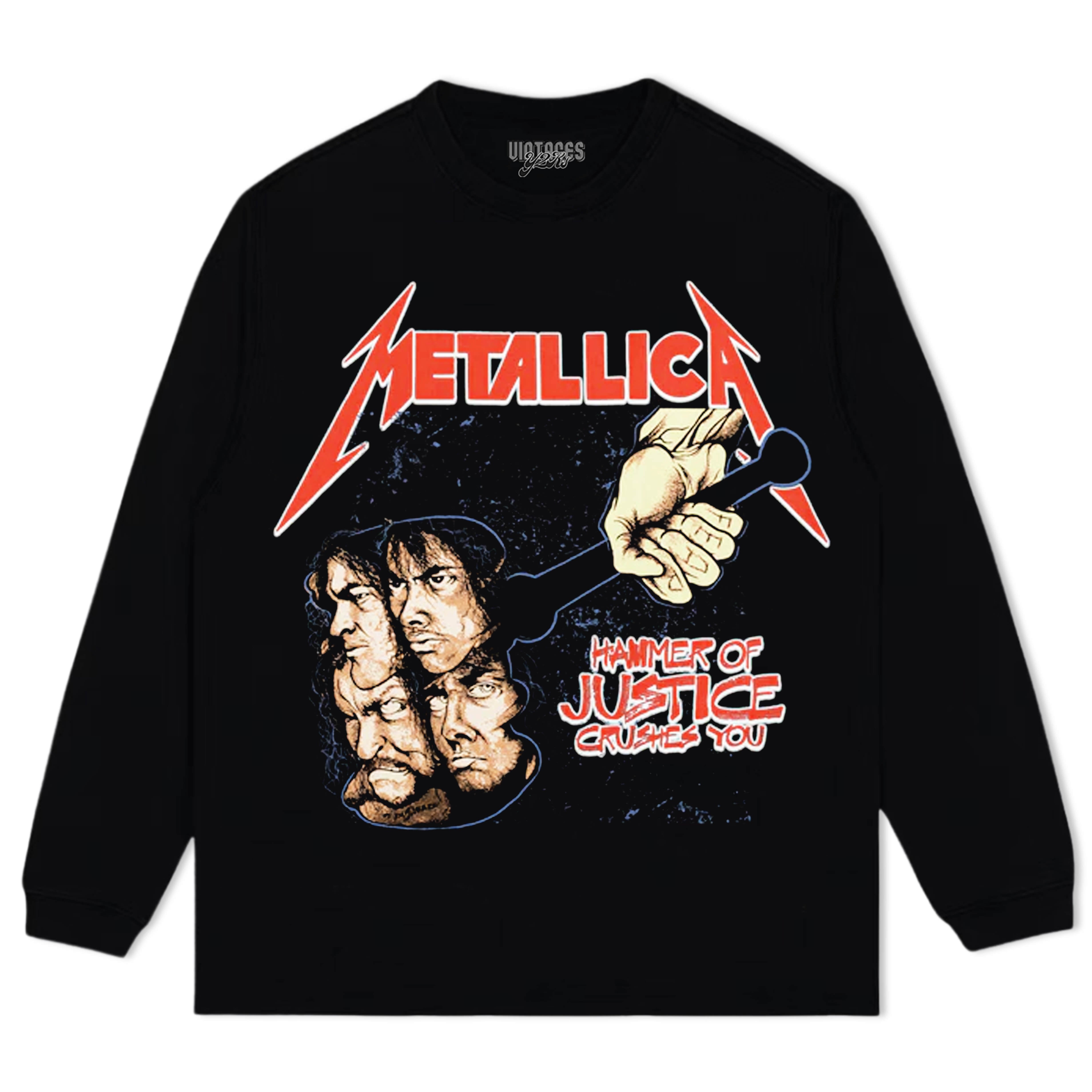 METALLICA HAMMER OF JUSTICE TEE & LS & HOODIE
