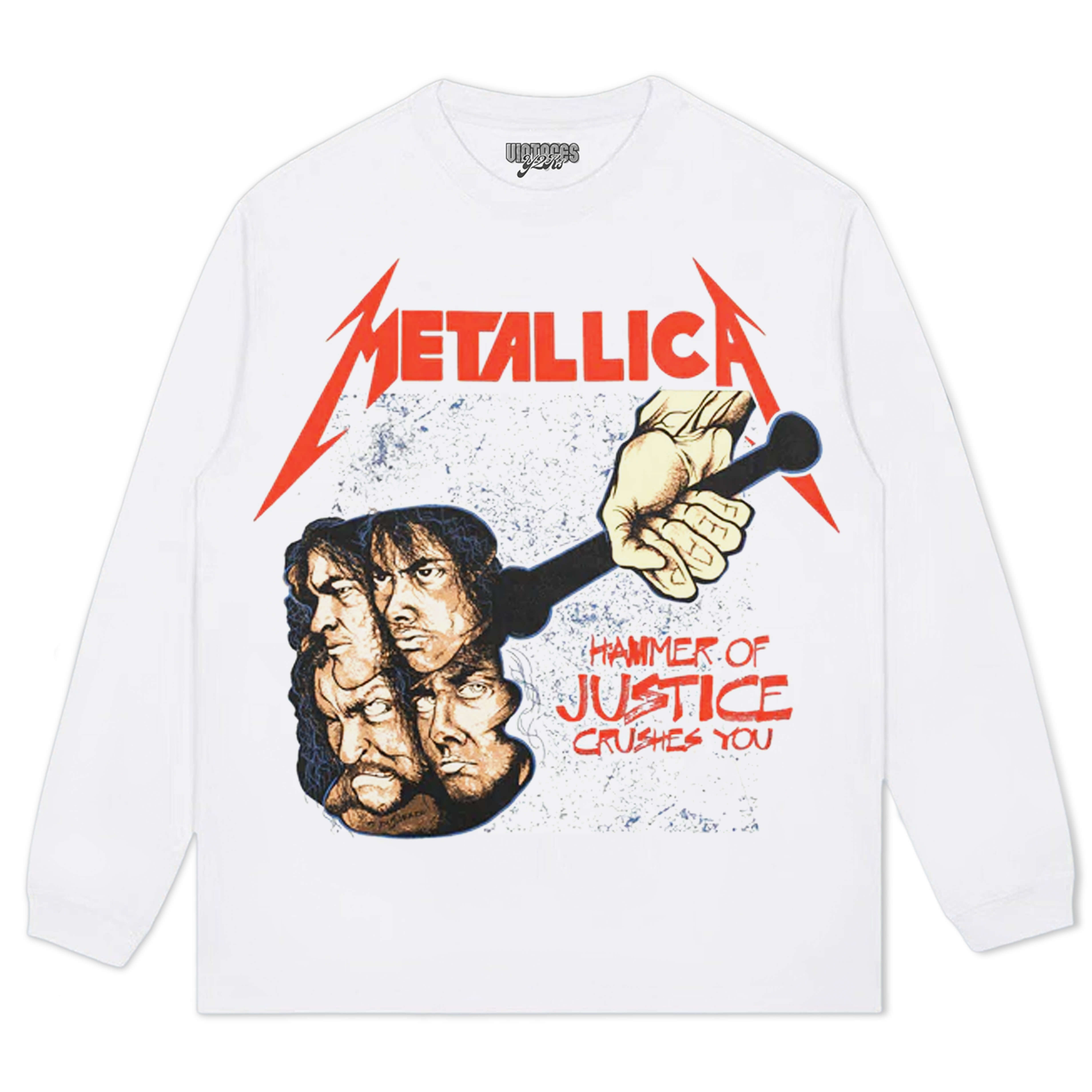 METALLICA HAMMER OF JUSTICE TEE & LS & HOODIE