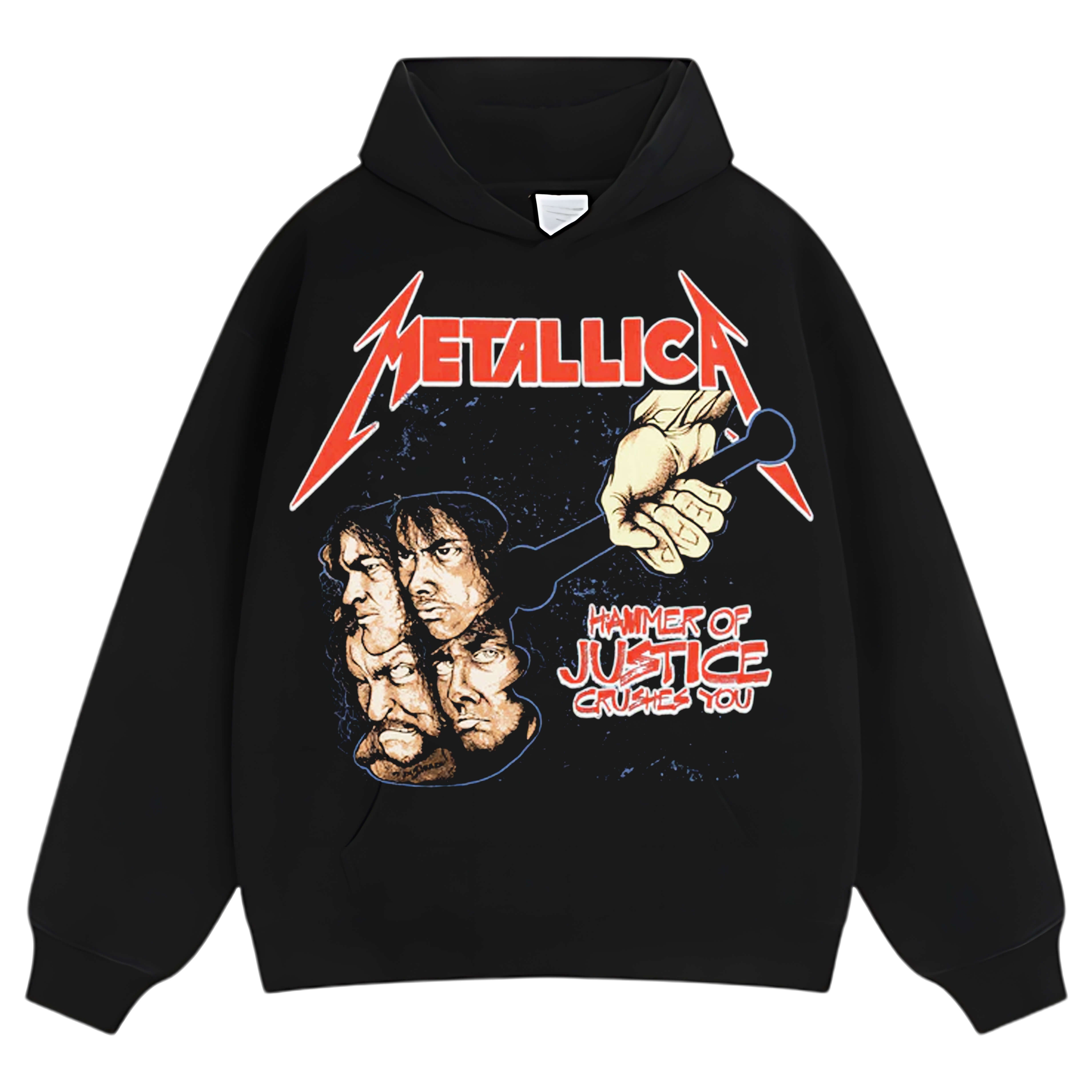 METALLICA HAMMER OF JUSTICE TEE & LS & HOODIE
