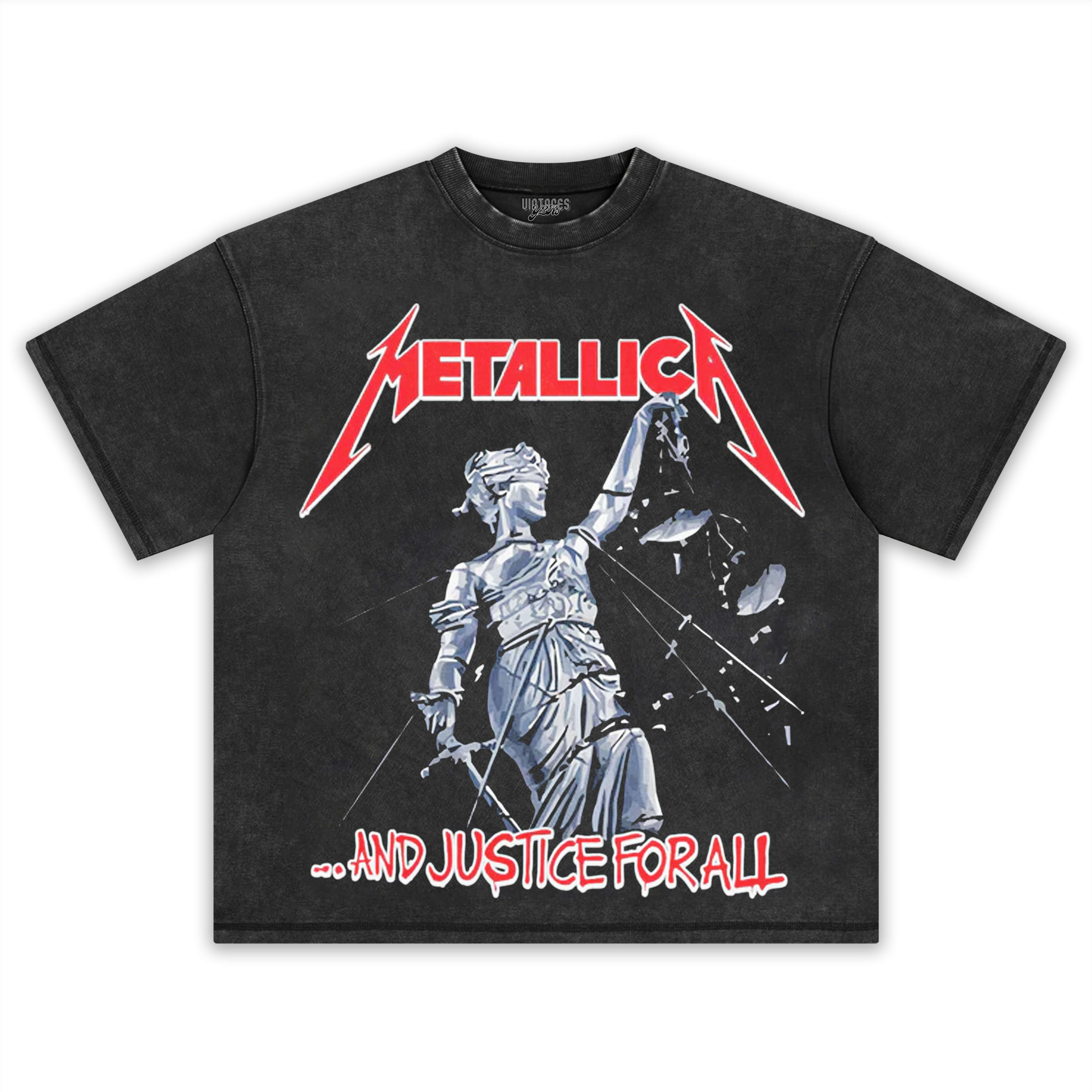 METALLICA JUSTICE FOR ALL TEE & LS & HOODIE