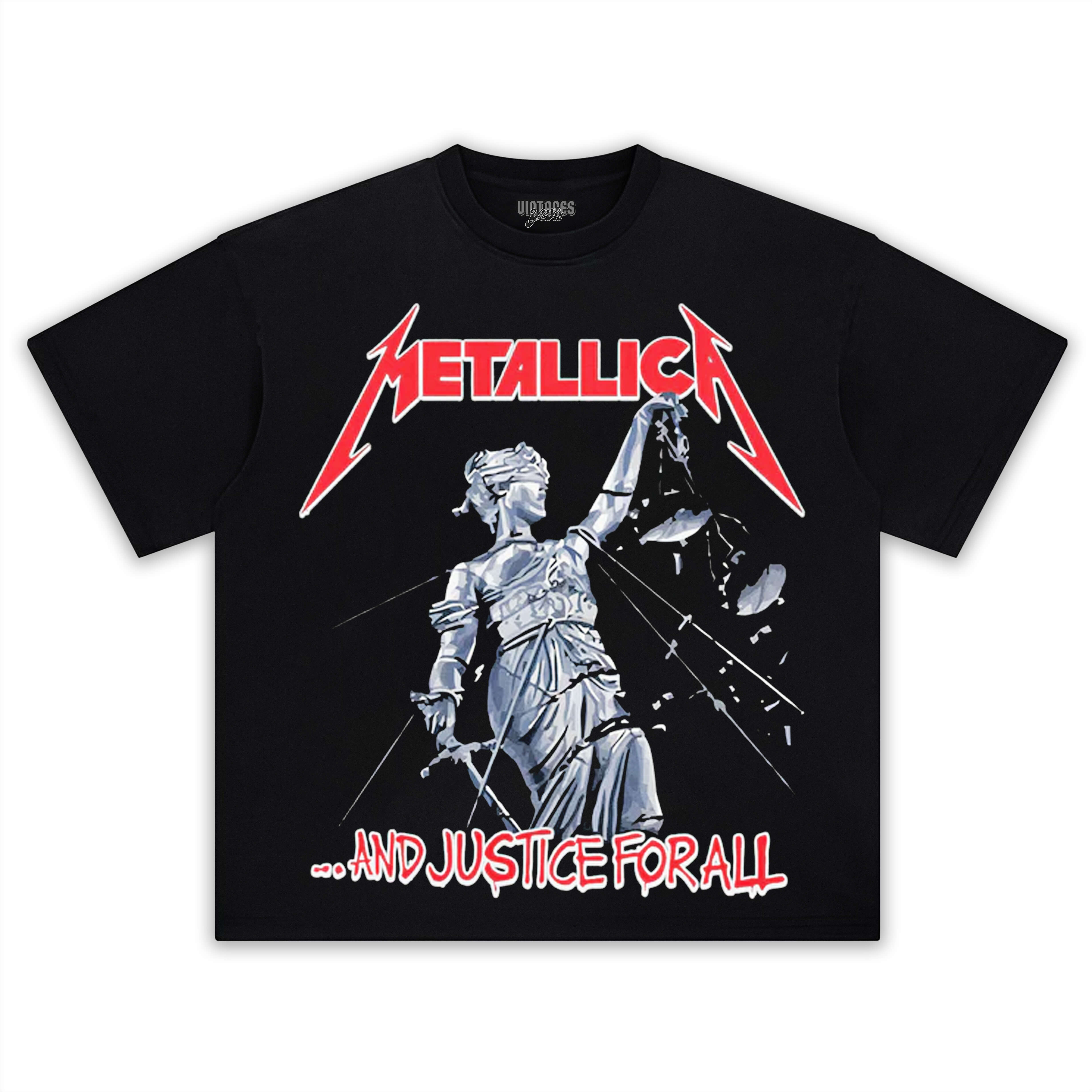 METALLICA JUSTICE FOR ALL TEE & LS & HOODIE