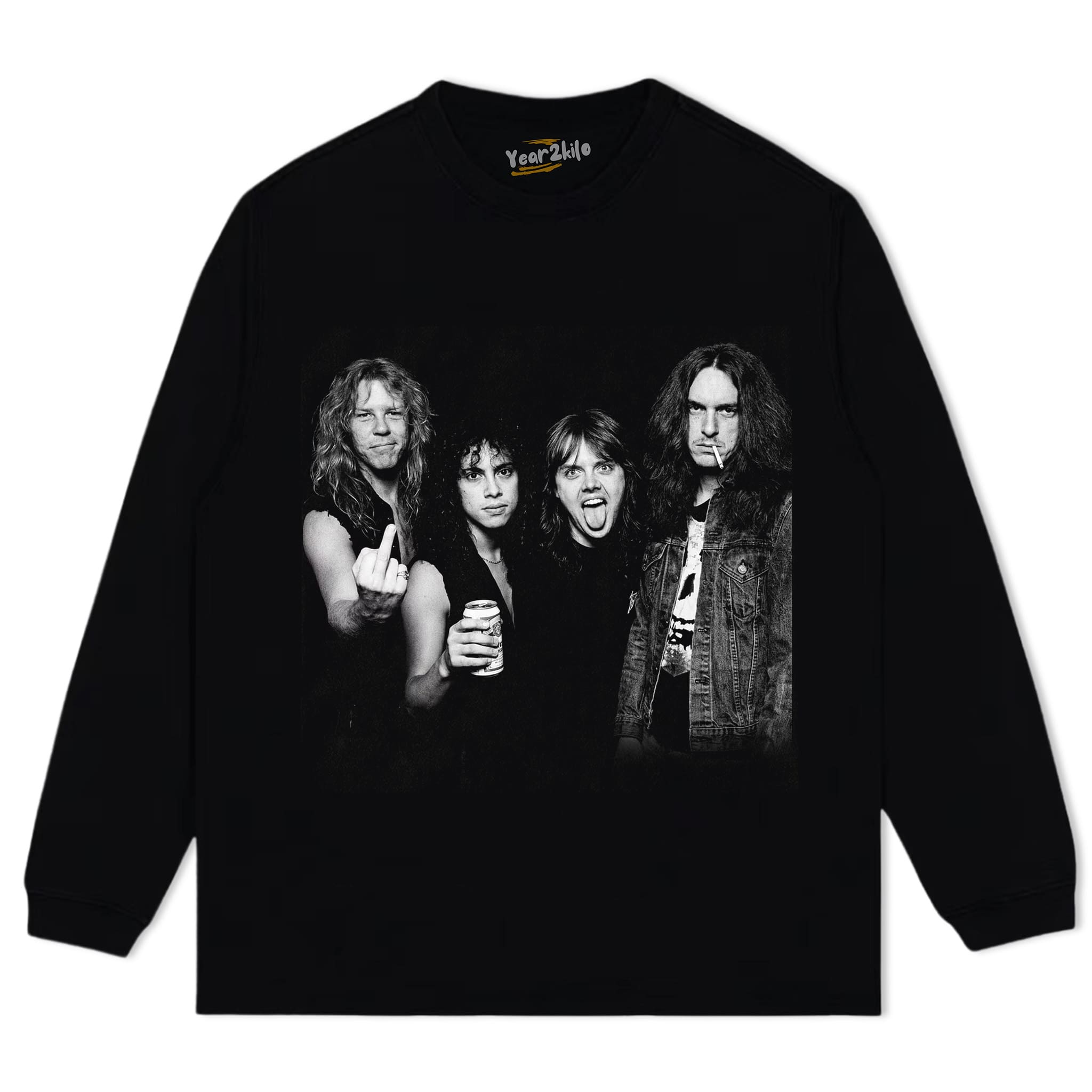 METALLICA VINTAGE ROCK BAND GRAPHIC TANK TOP & TEE & LONG SLEEVE & LAYERED LS & HOODIE
