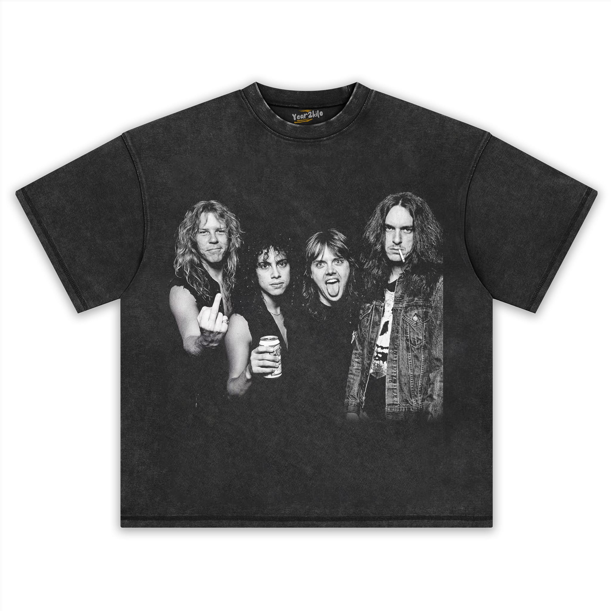 METALLICA VINTAGE ROCK BAND GRAPHIC TANK TOP & TEE & LONG SLEEVE & LAYERED LS & HOODIE