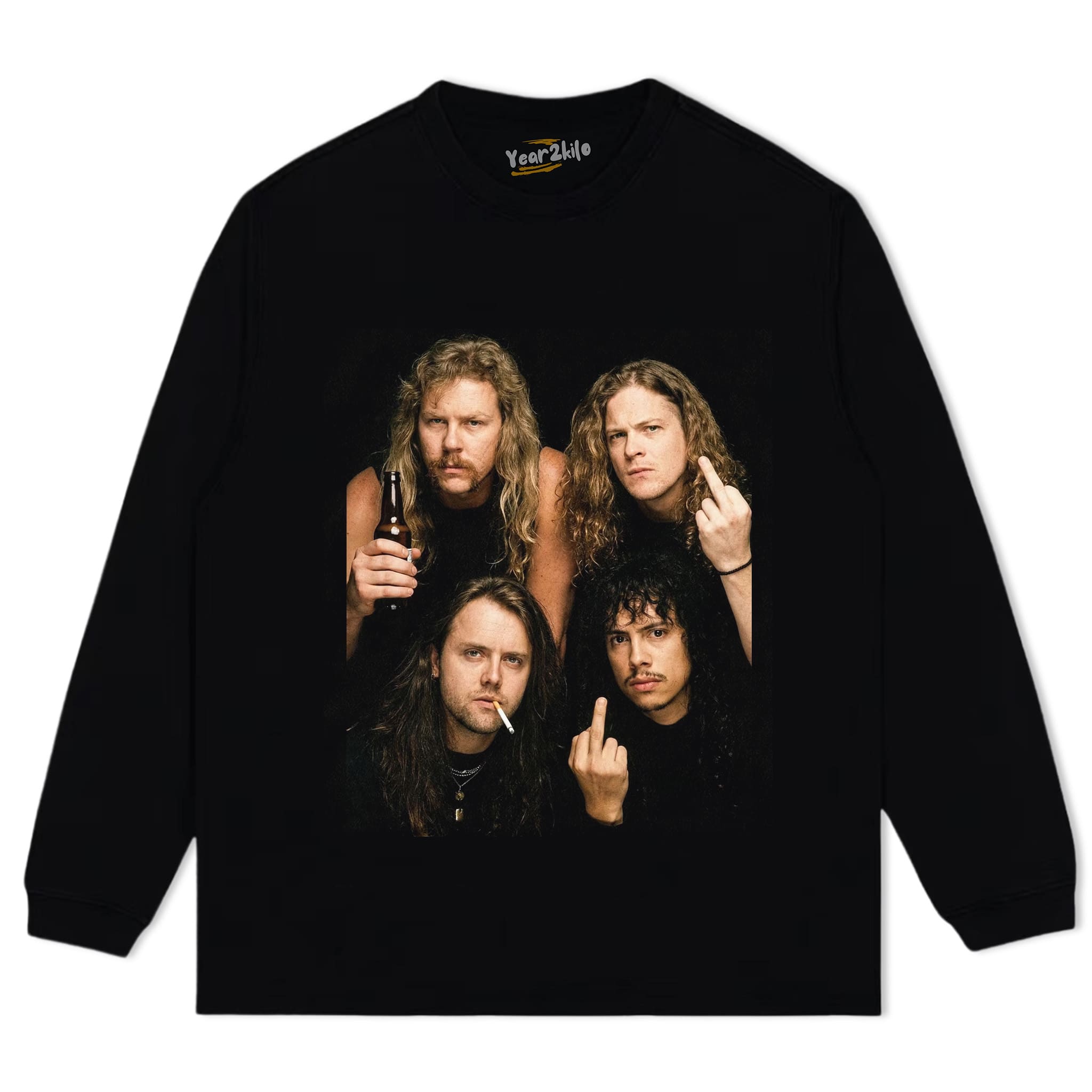 METALLICA VINTAGE ROCK BAND GRAPHIC V1 TANK TOP & TEE & LONG SLEEVE & LAYERED LS & HOODIE