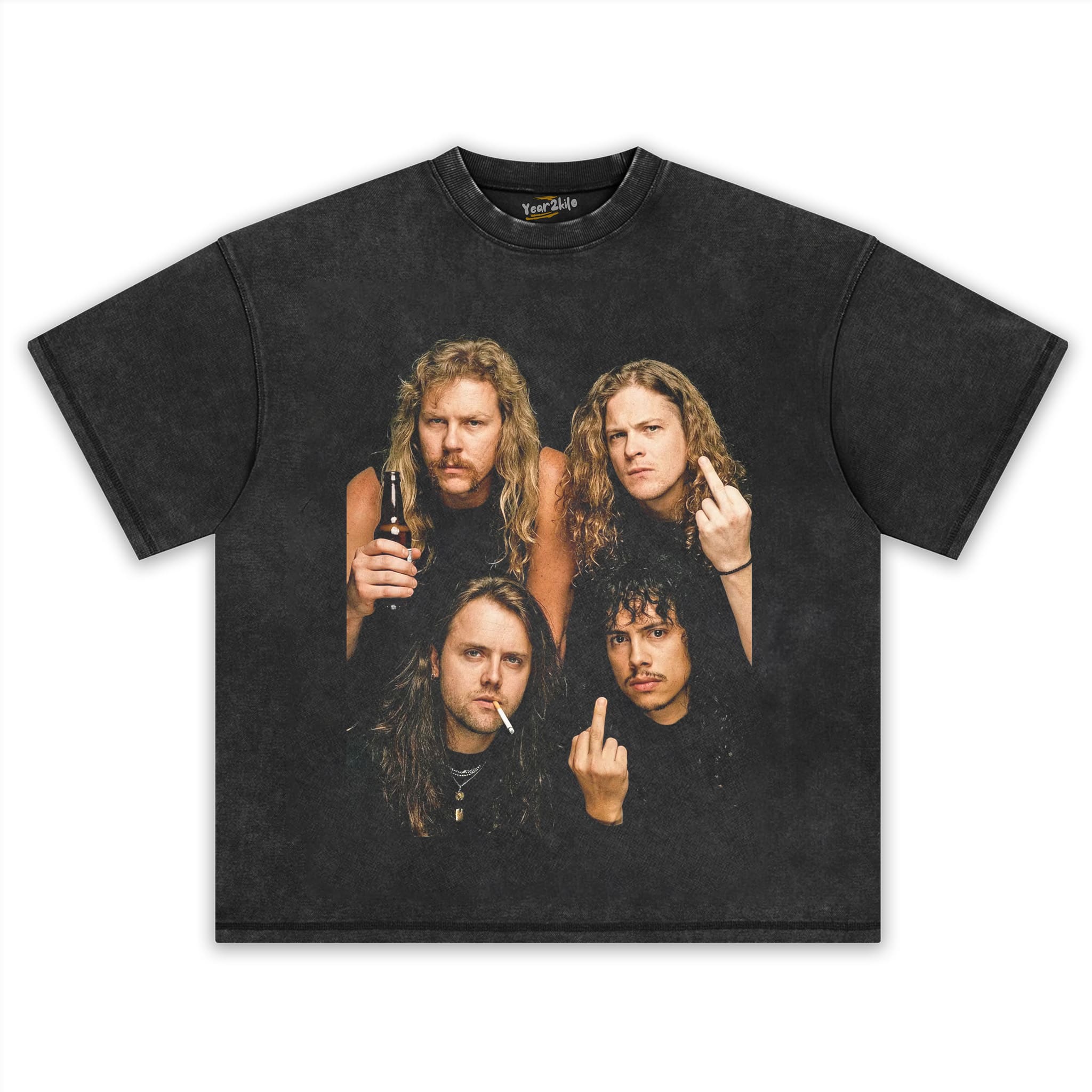 METALLICA VINTAGE ROCK BAND GRAPHIC V1 TANK TOP & TEE & LONG SLEEVE & LAYERED LS & HOODIE