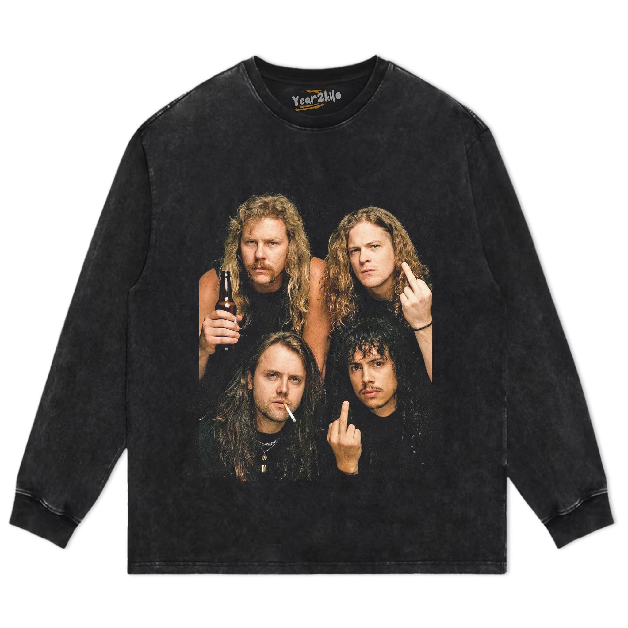 METALLICA VINTAGE ROCK BAND GRAPHIC V1 TANK TOP & TEE & LONG SLEEVE & LAYERED LS & HOODIE