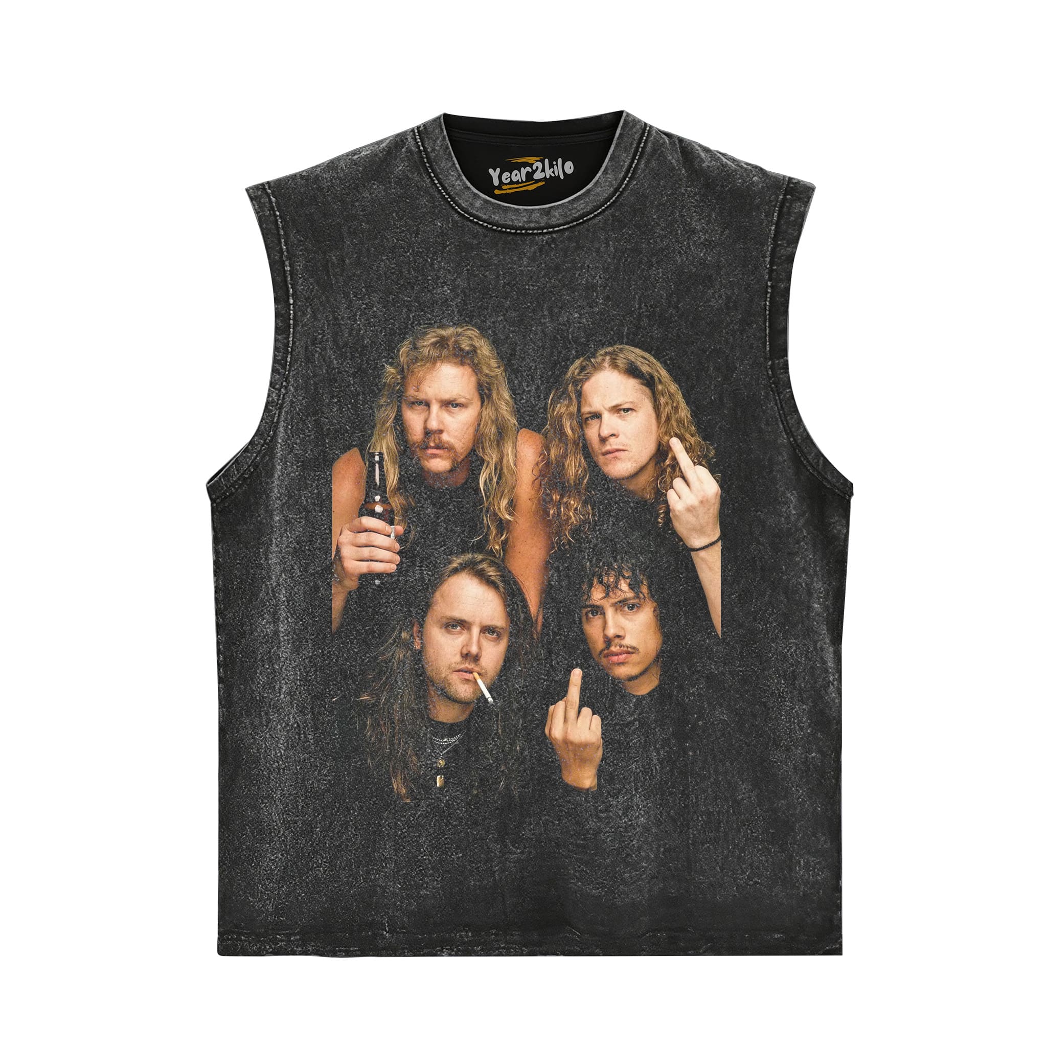 METALLICA VINTAGE ROCK BAND GRAPHIC V1 TANK TOP & TEE & LONG SLEEVE & LAYERED LS & HOODIE