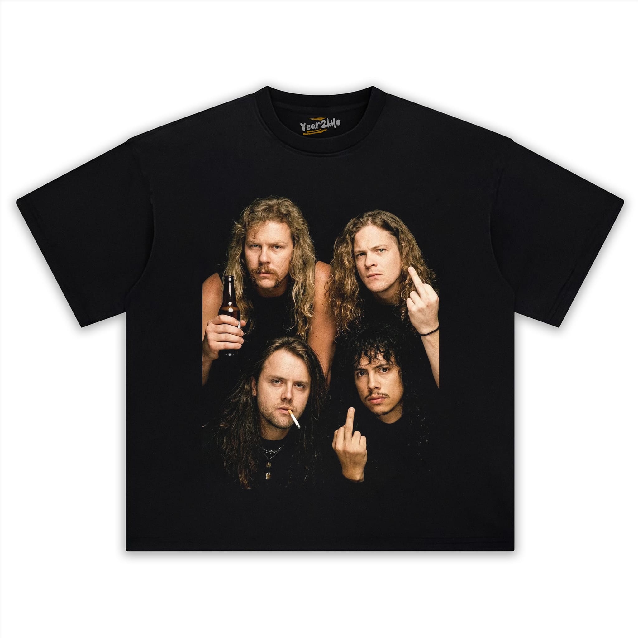METALLICA VINTAGE ROCK BAND GRAPHIC V1 TANK TOP & TEE & LONG SLEEVE & LAYERED LS & HOODIE