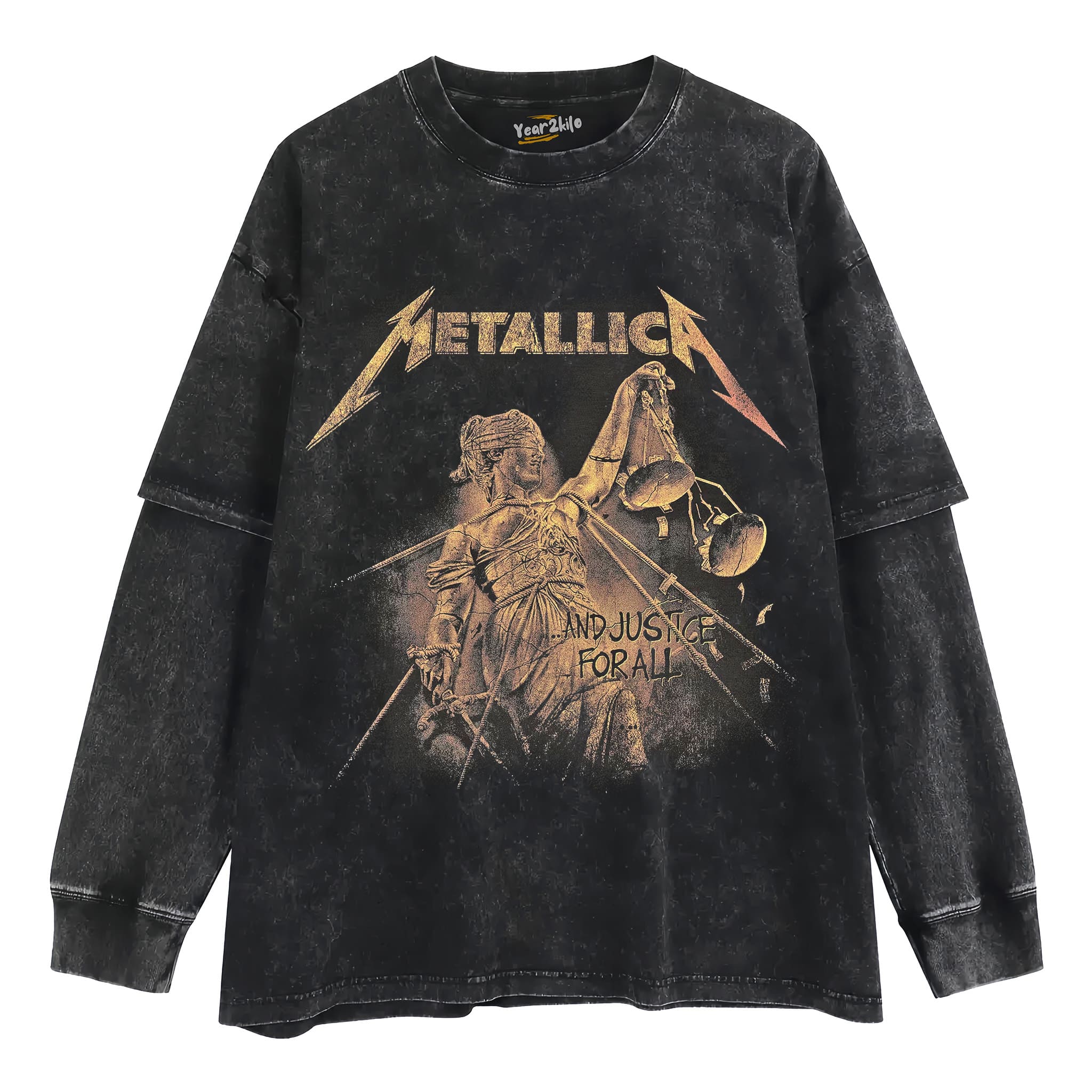 METALLICA VINTAGE ROCK BAND GRAPHIC V2 TANK TOP & TEE & LONG SLEEVE & LAYERED LS & HOODIE