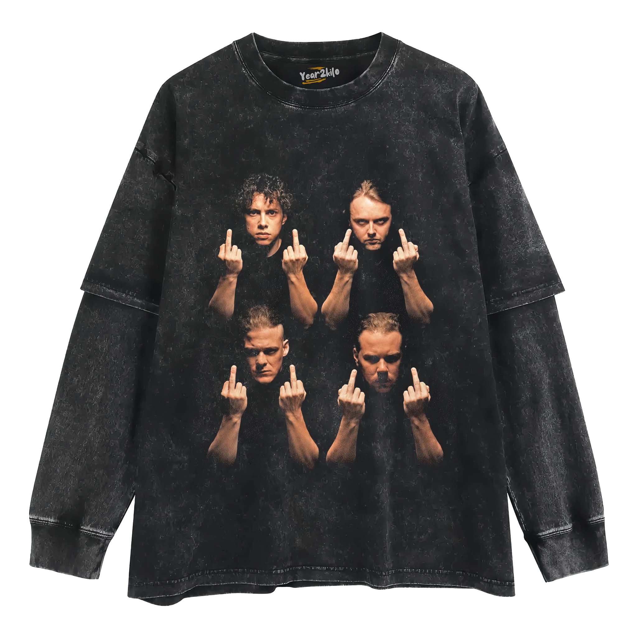 METALLICA VINTAGE ROCK BAND GRAPHIC V3 TANK TOP & TEE & LONG SLEEVE & LAYERED LS & HOODIE