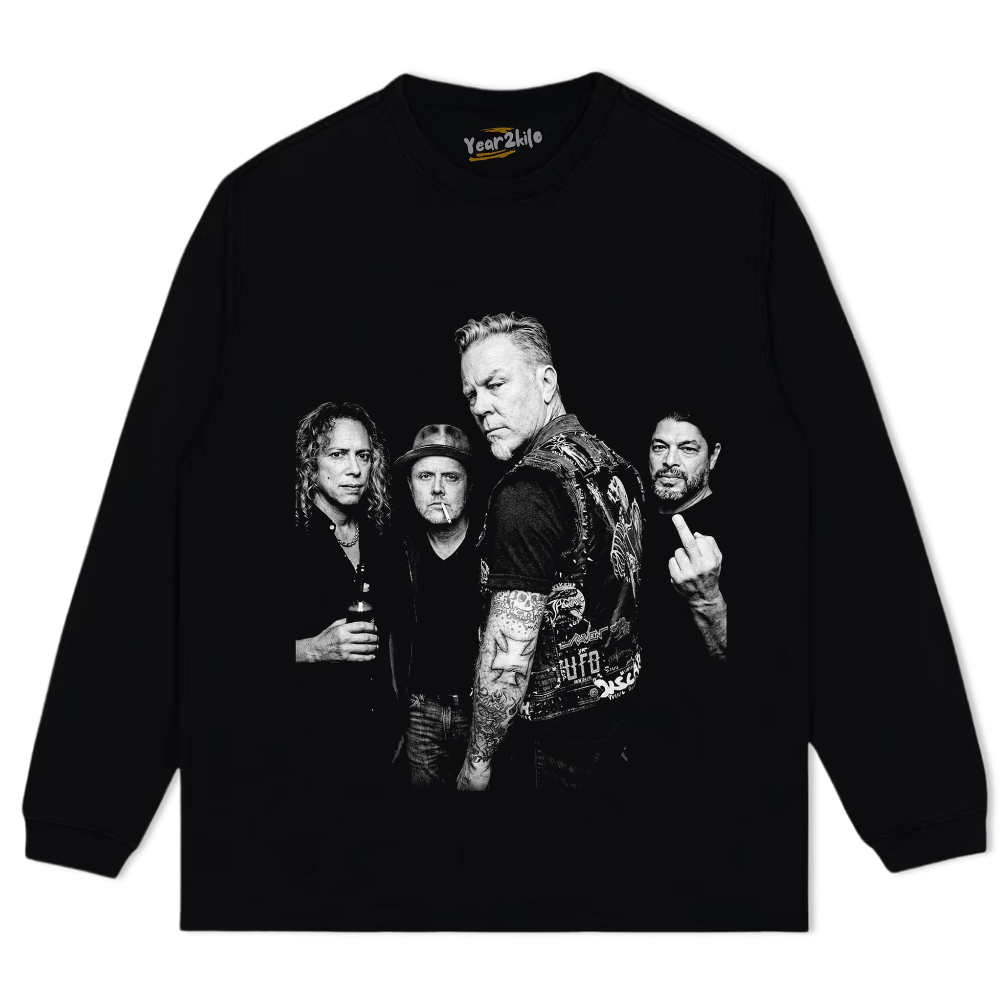 METALLICA VINTAGE ROCK BAND GRAPHIC V4 TANK TOP & TEE & LONG SLEEVE & LAYERED LS & HOODIE