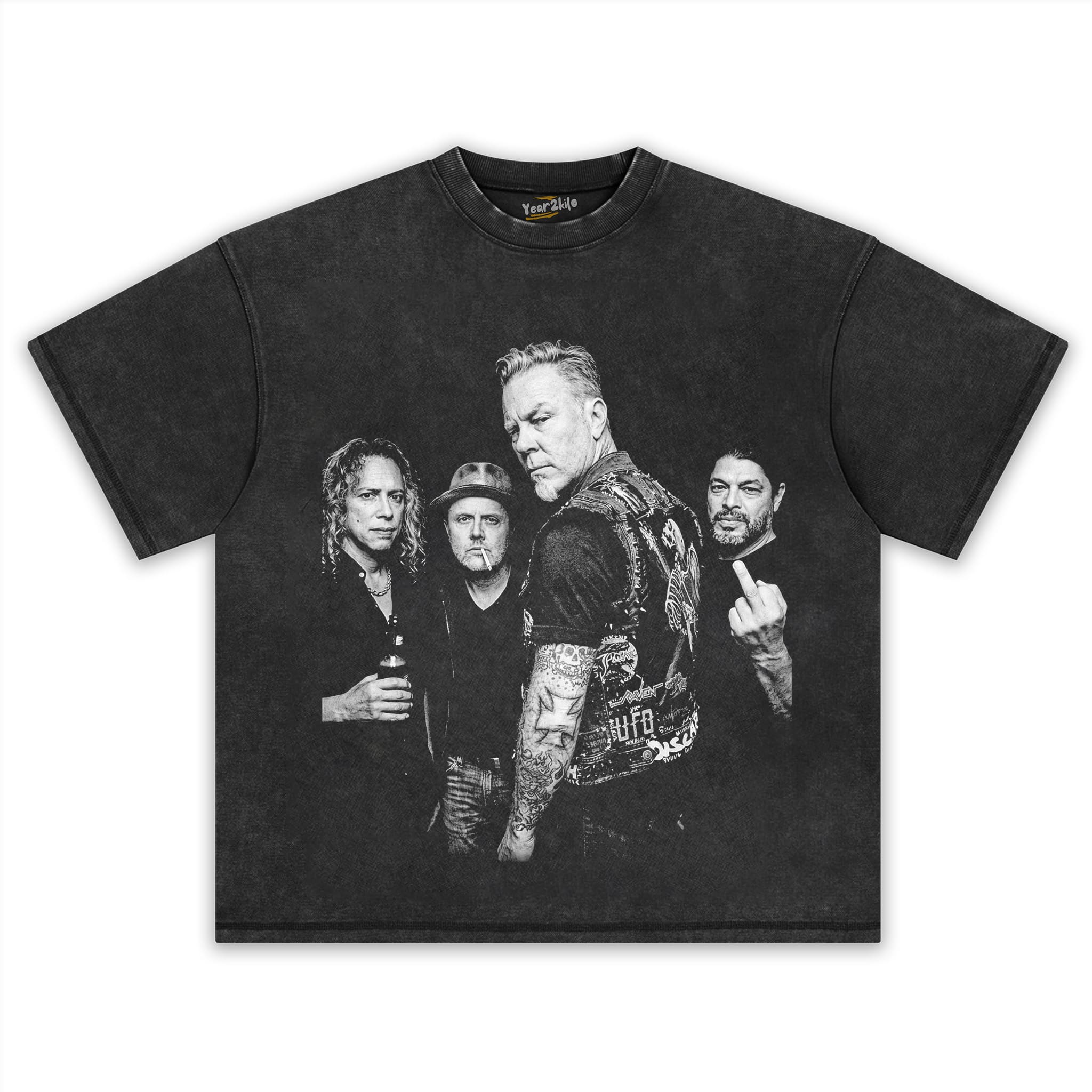 METALLICA VINTAGE ROCK BAND GRAPHIC V4 TANK TOP & TEE & LONG SLEEVE & LAYERED LS & HOODIE