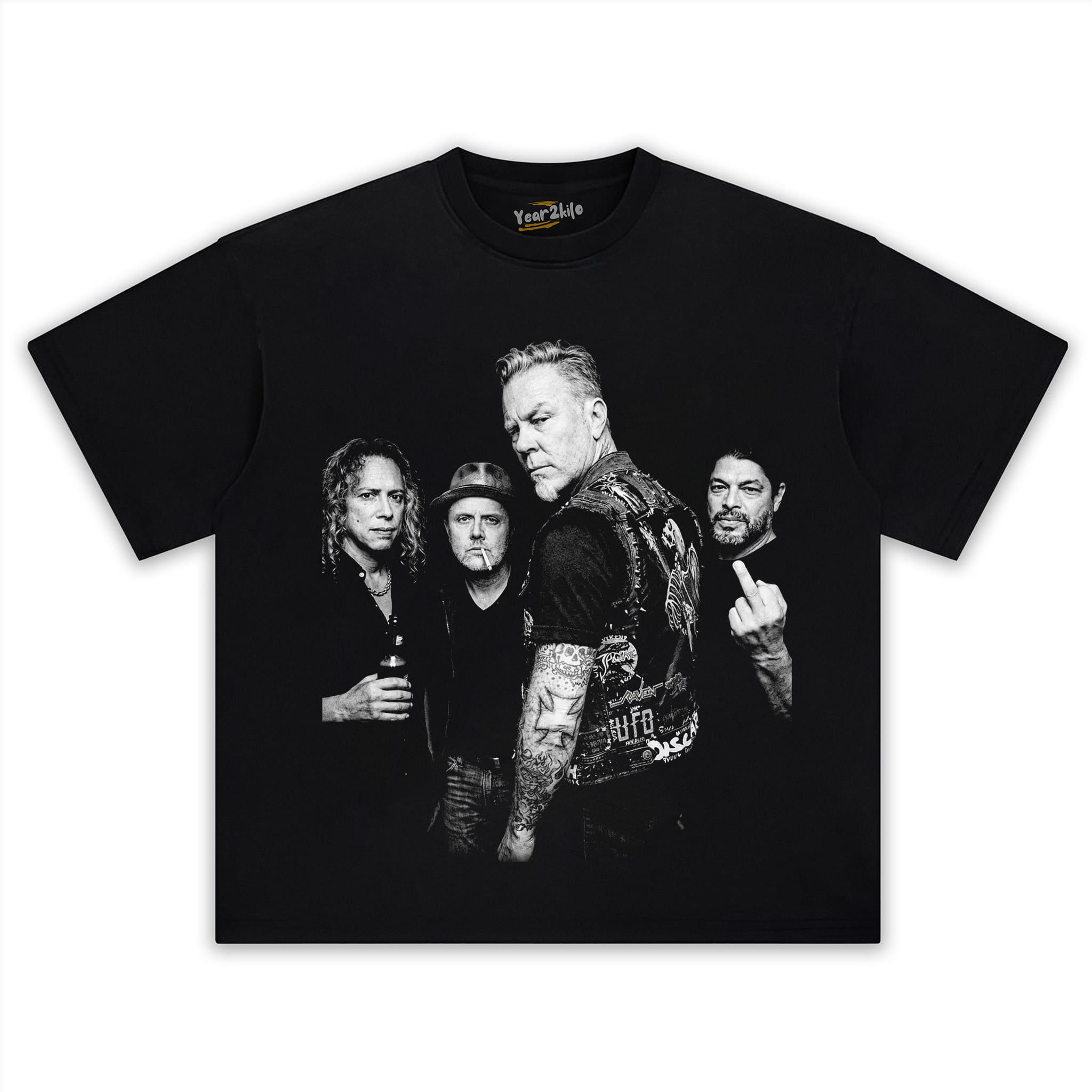 METALLICA VINTAGE ROCK BAND GRAPHIC V4 TANK TOP & TEE & LONG SLEEVE & LAYERED LS & HOODIE